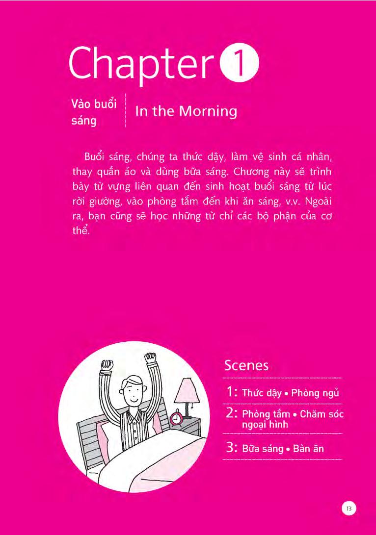 sổ tay từ vựng tiếng anh - từ lúc thức giấc đến khi đi ngủ (bao gồm sách và 1 đĩa mp3) - Ảnh 13