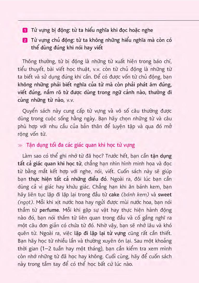 sổ tay từ vựng tiếng anh - từ lúc thức giấc đến khi đi ngủ (bao gồm sách và 1 đĩa mp3) - Ảnh 4