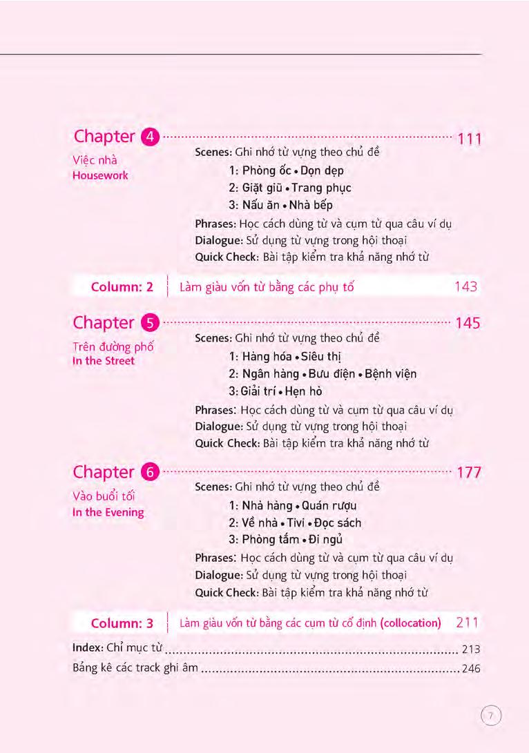 sổ tay từ vựng tiếng anh - từ lúc thức giấc đến khi đi ngủ (bao gồm sách và 1 đĩa mp3) - Ảnh 7