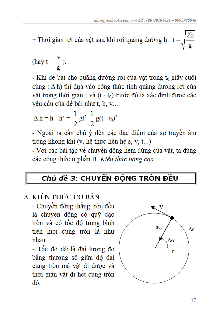 sổ tay vật lý trung học phổ thông (lớp 10-11-12) - Ảnh 18
