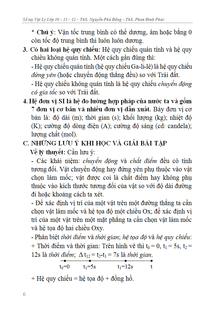 sổ tay vật lý trung học phổ thông (lớp 10-11-12) - Ảnh 7