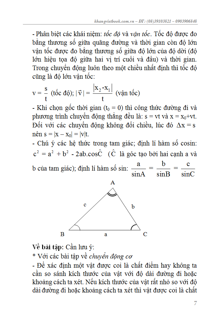 sổ tay vật lý trung học phổ thông (lớp 10-11-12) - Ảnh 8