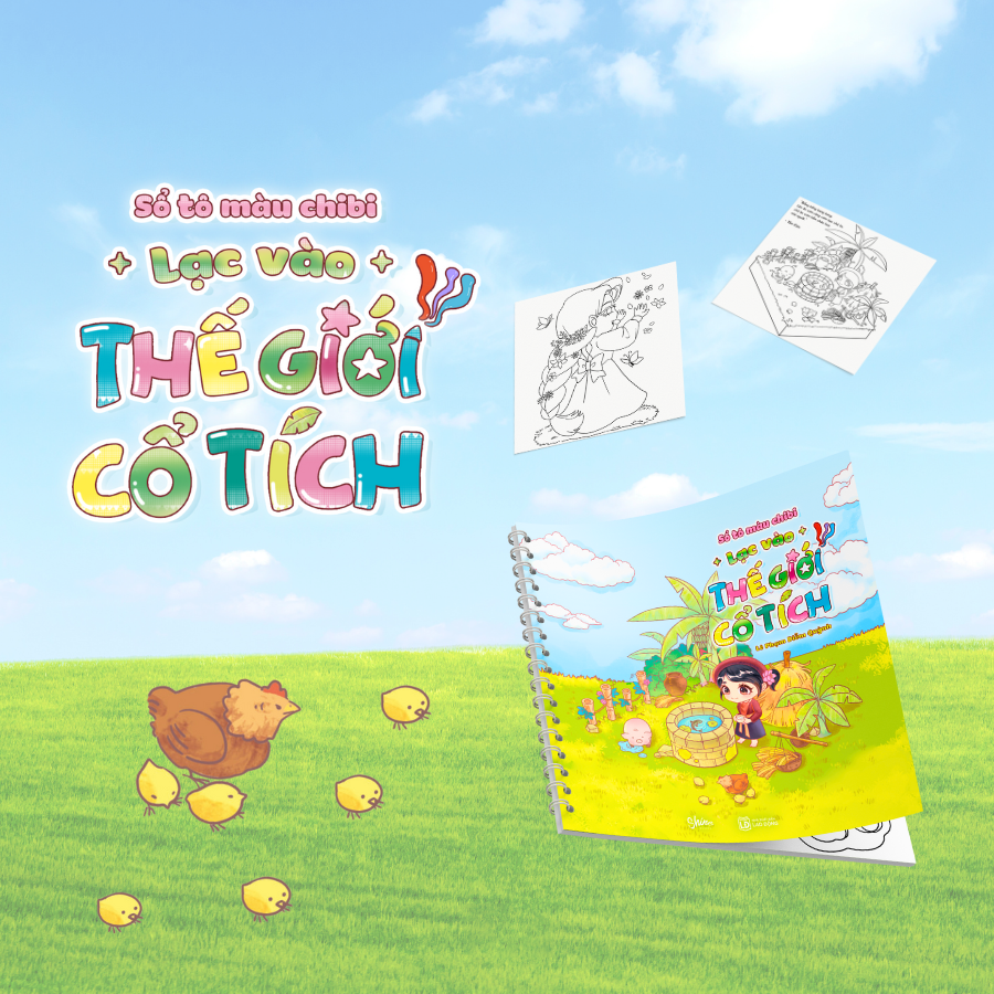 Sổ Tô Màu Chibi - Lạc Vào Thế Giới Cổ Tích - Ảnh 3