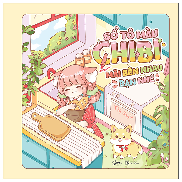 Sổ Tô Màu Chibi - Mãi Bên Nhau Bạn Nhé