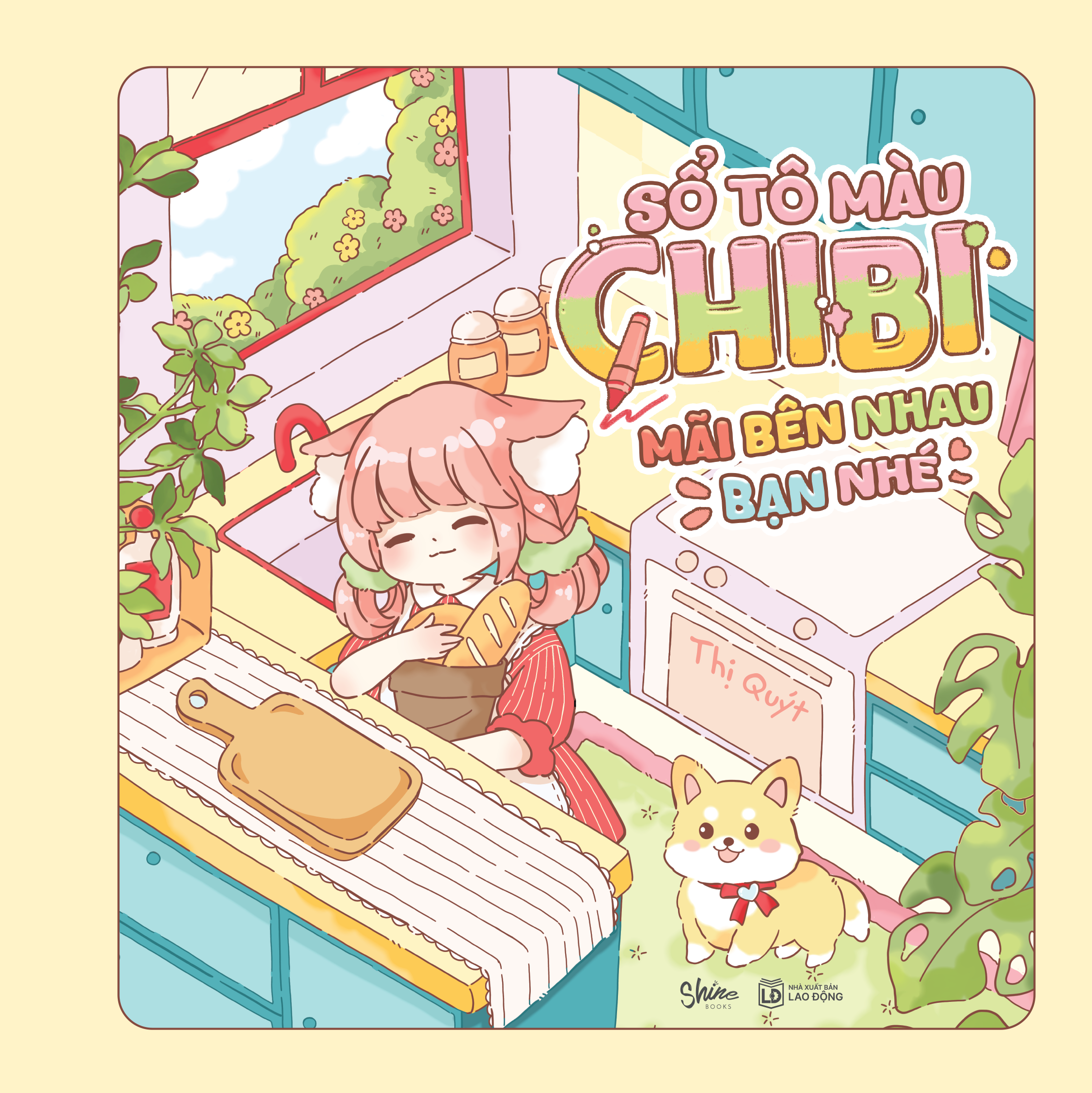 Sổ Tô Màu Chibi - Mãi Bên Nhau Bạn Nhé - Ảnh 2