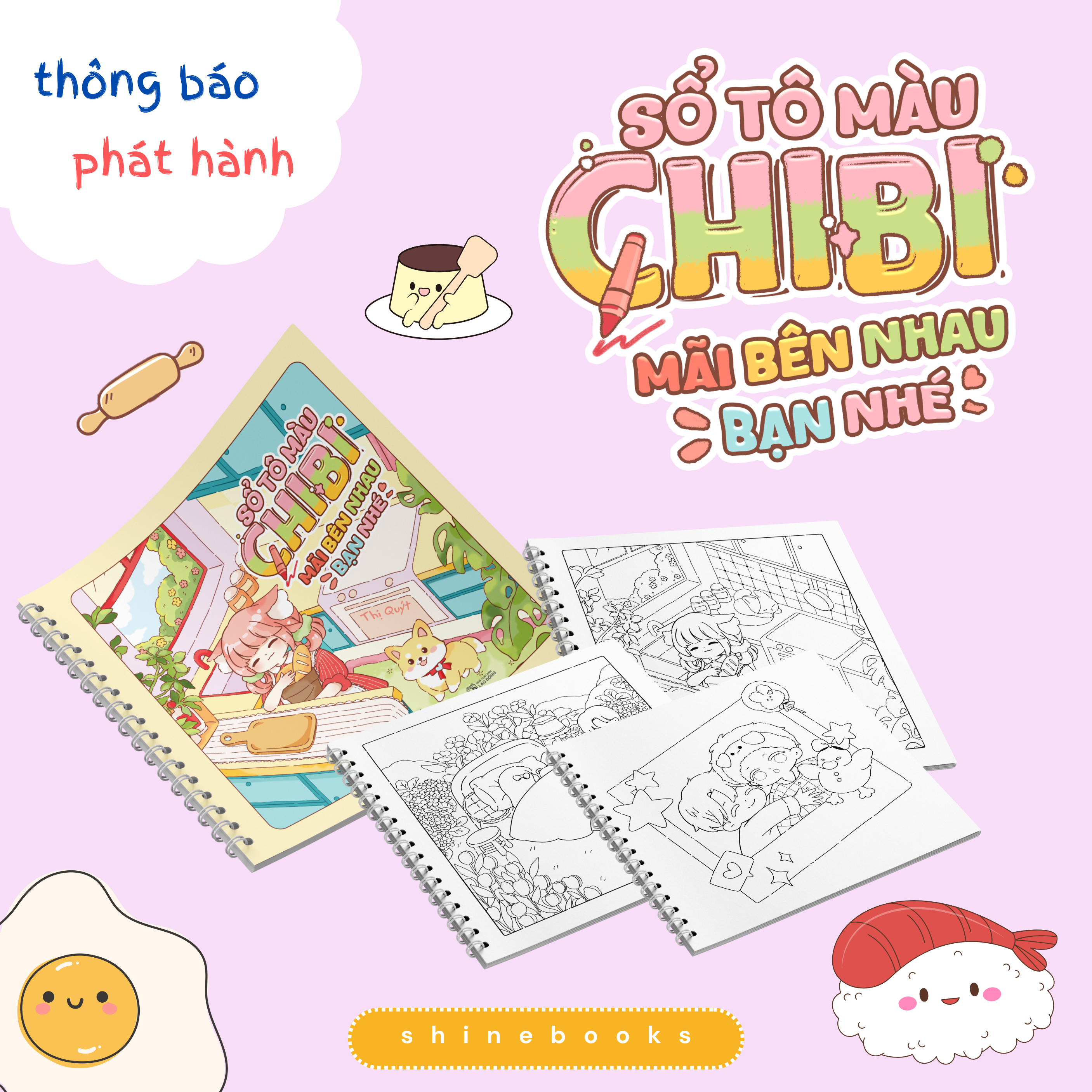 Sổ Tô Màu Chibi - Mãi Bên Nhau Bạn Nhé - Ảnh 5