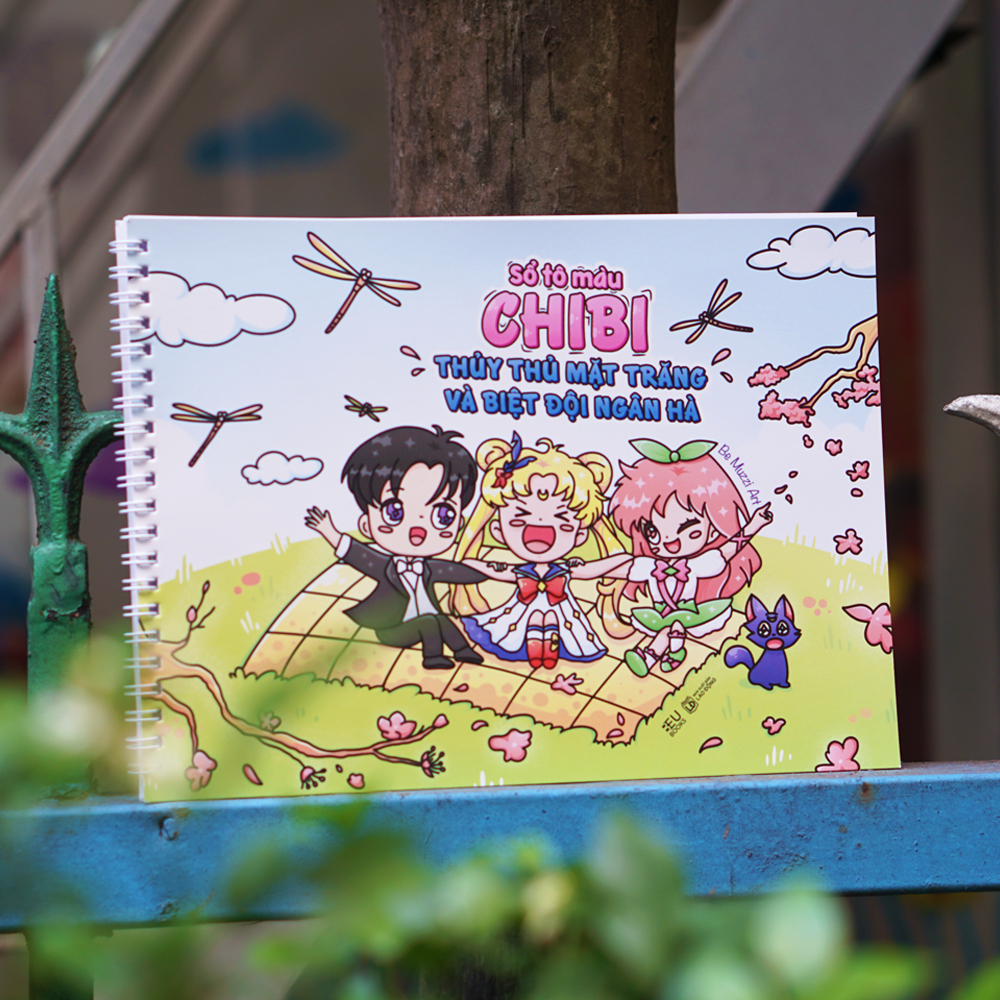 Sổ Tô Màu Chibi - Thủy Thủ Mặt Trăng Và Biệt Đội Ngân Hà - Ảnh 4