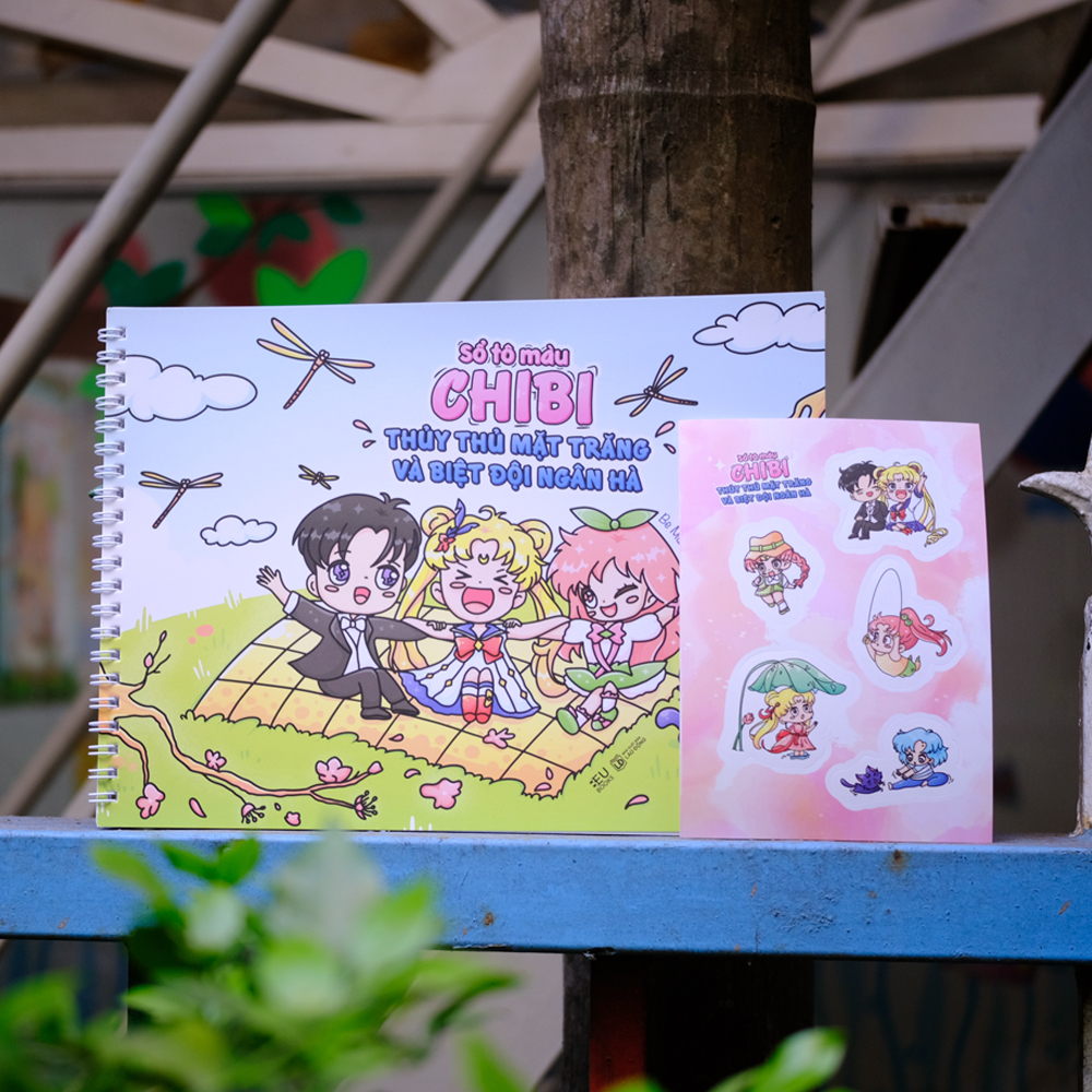 Sổ Tô Màu Chibi - Thủy Thủ Mặt Trăng Và Biệt Đội Ngân Hà - Ảnh 5