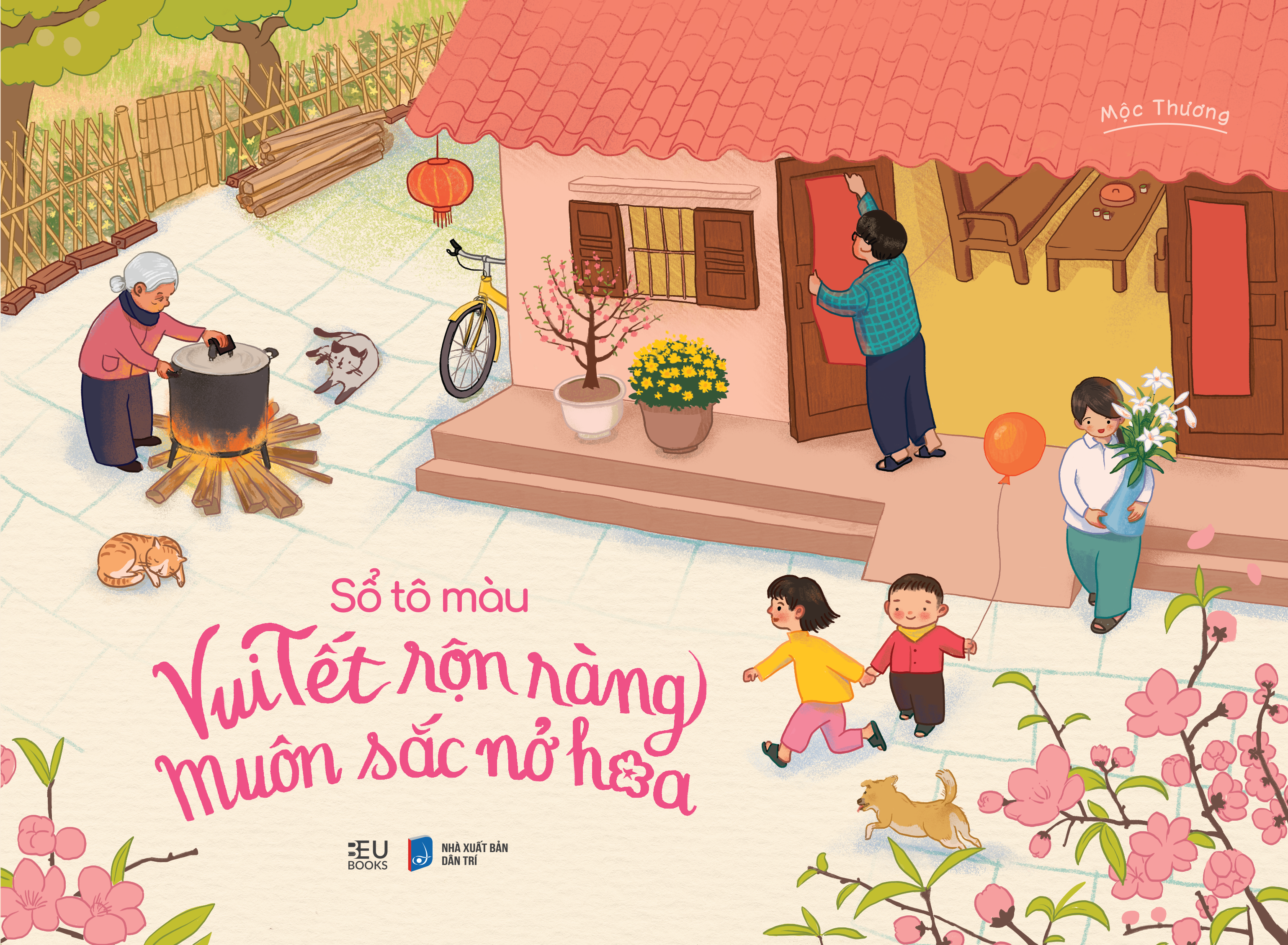 Sổ Tô Màu - Vui Tết Rộn Ràng - Muôn Sắc Nở Hoa - Ảnh 2