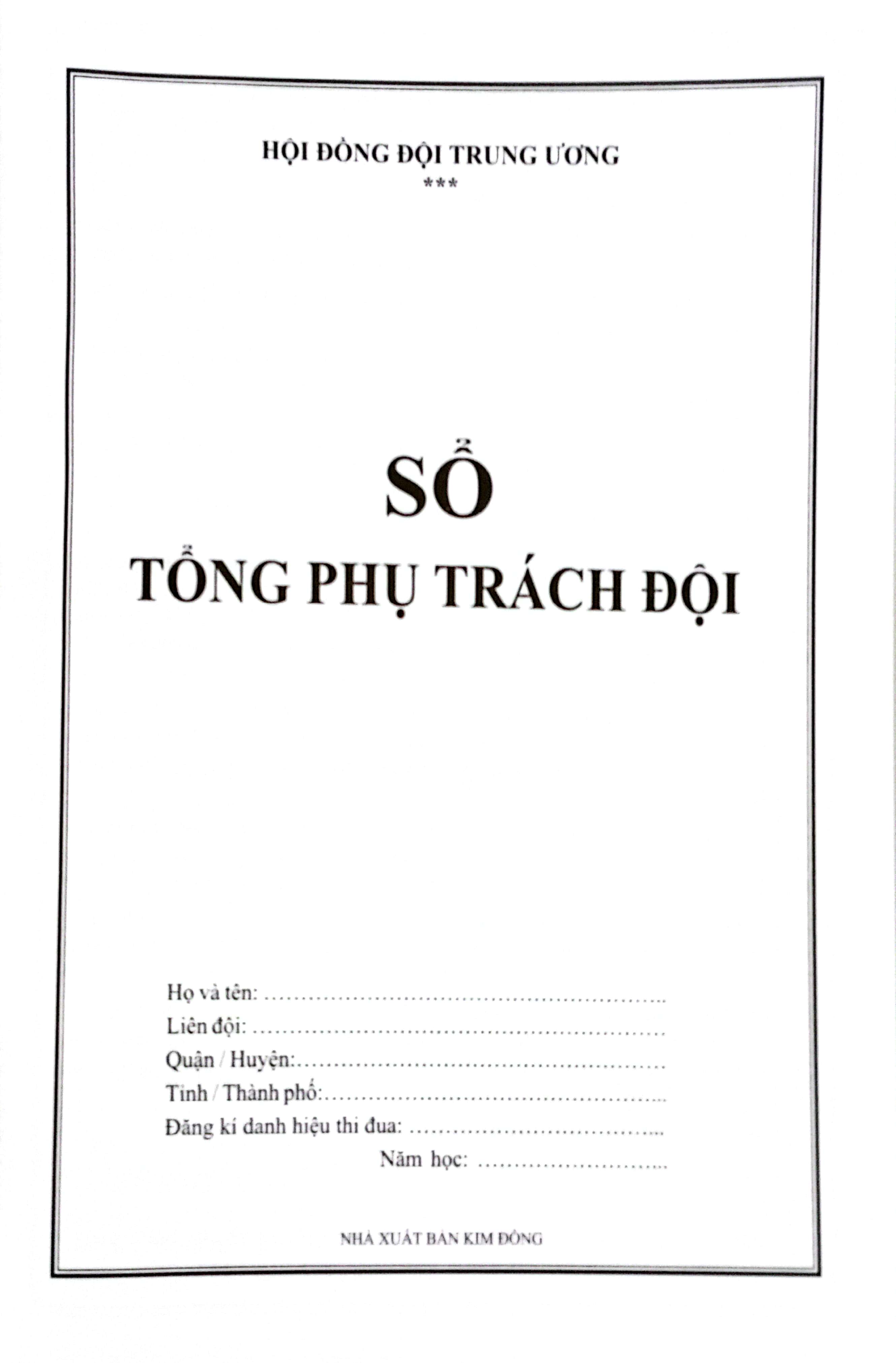 sổ tổng phụ trách (tái bản 2022) - Ảnh 3