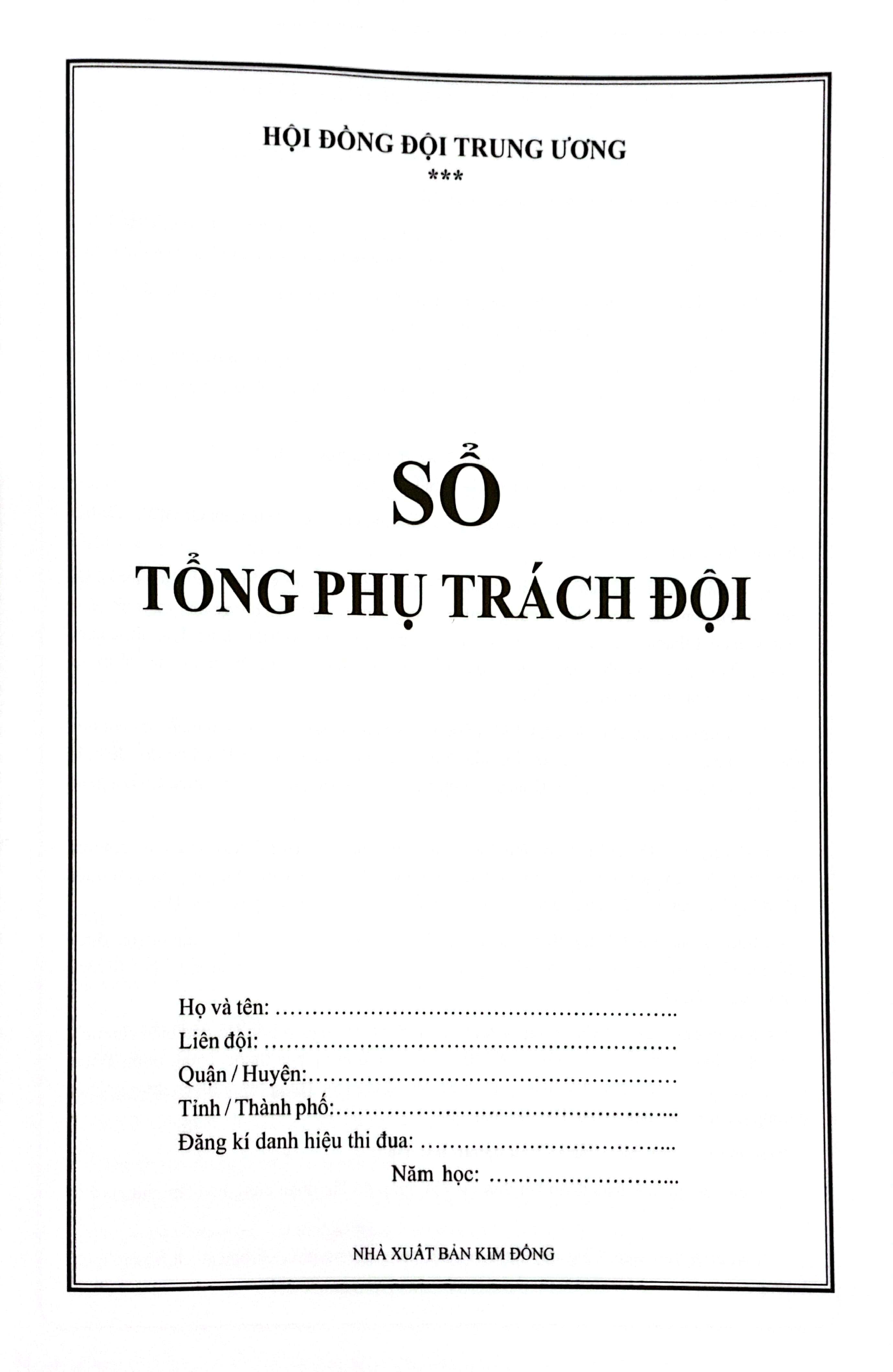 sổ tổng phụ trách (tái bản 2023) - Ảnh 4