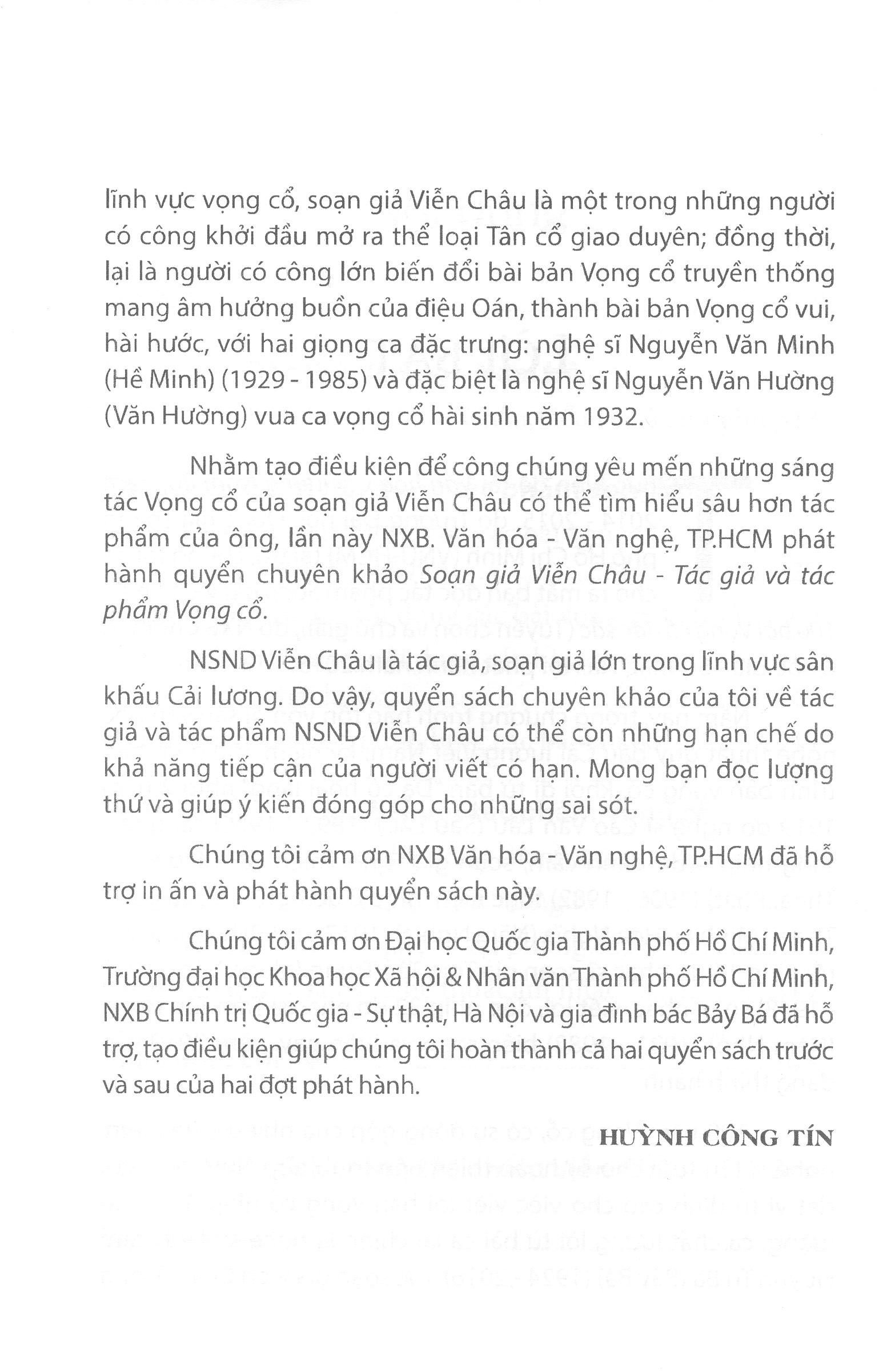 soạn giả viễn châu - tác giả và tác phẩm vọng cổ - Ảnh 4