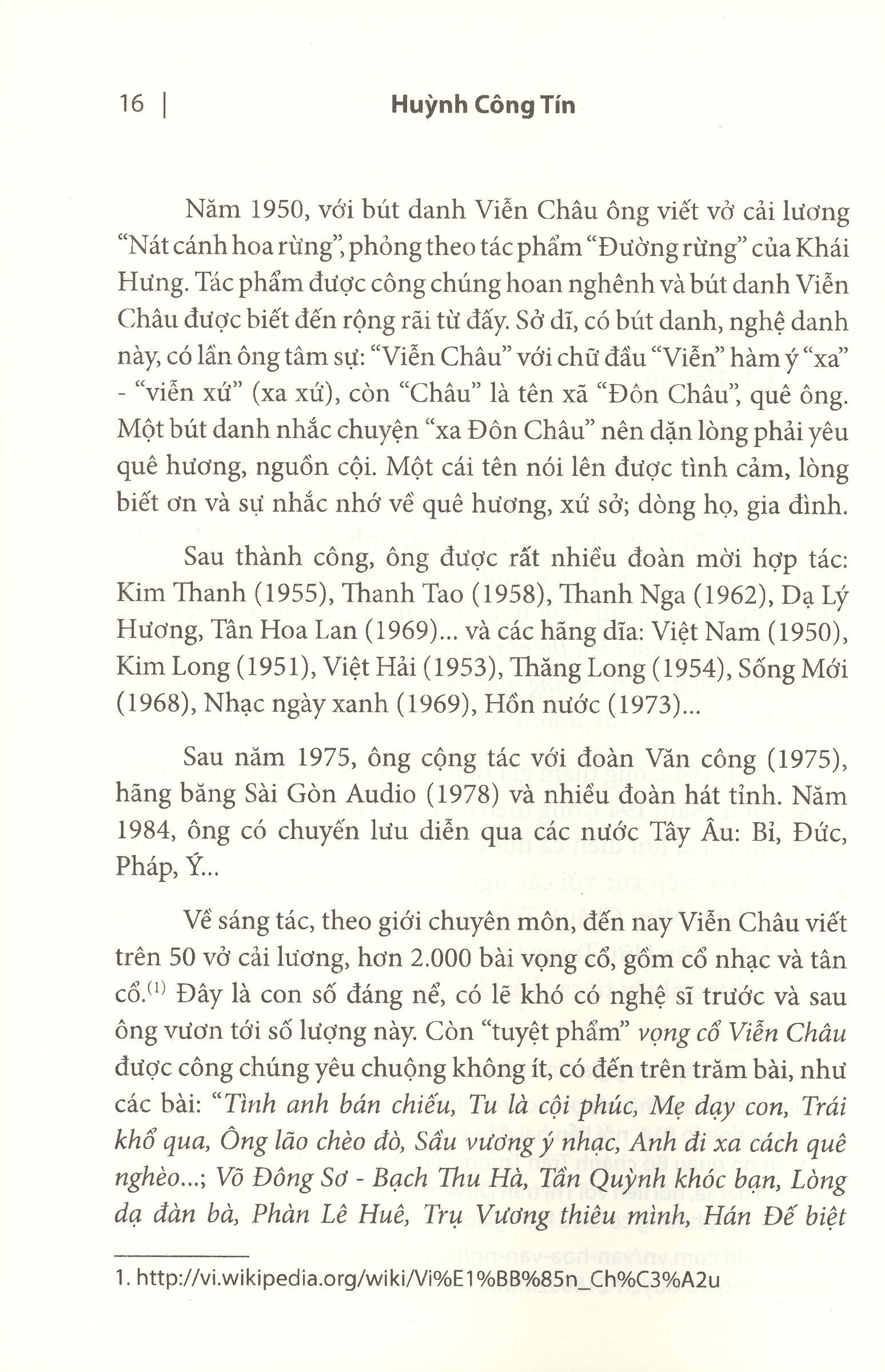 soạn giả viễn châu - tác giả và tác phẩm vọng cổ - Ảnh 9