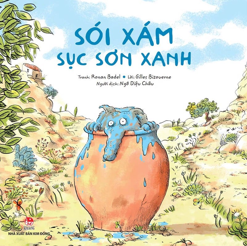 sói xám sục sơn xanh - Ảnh 2