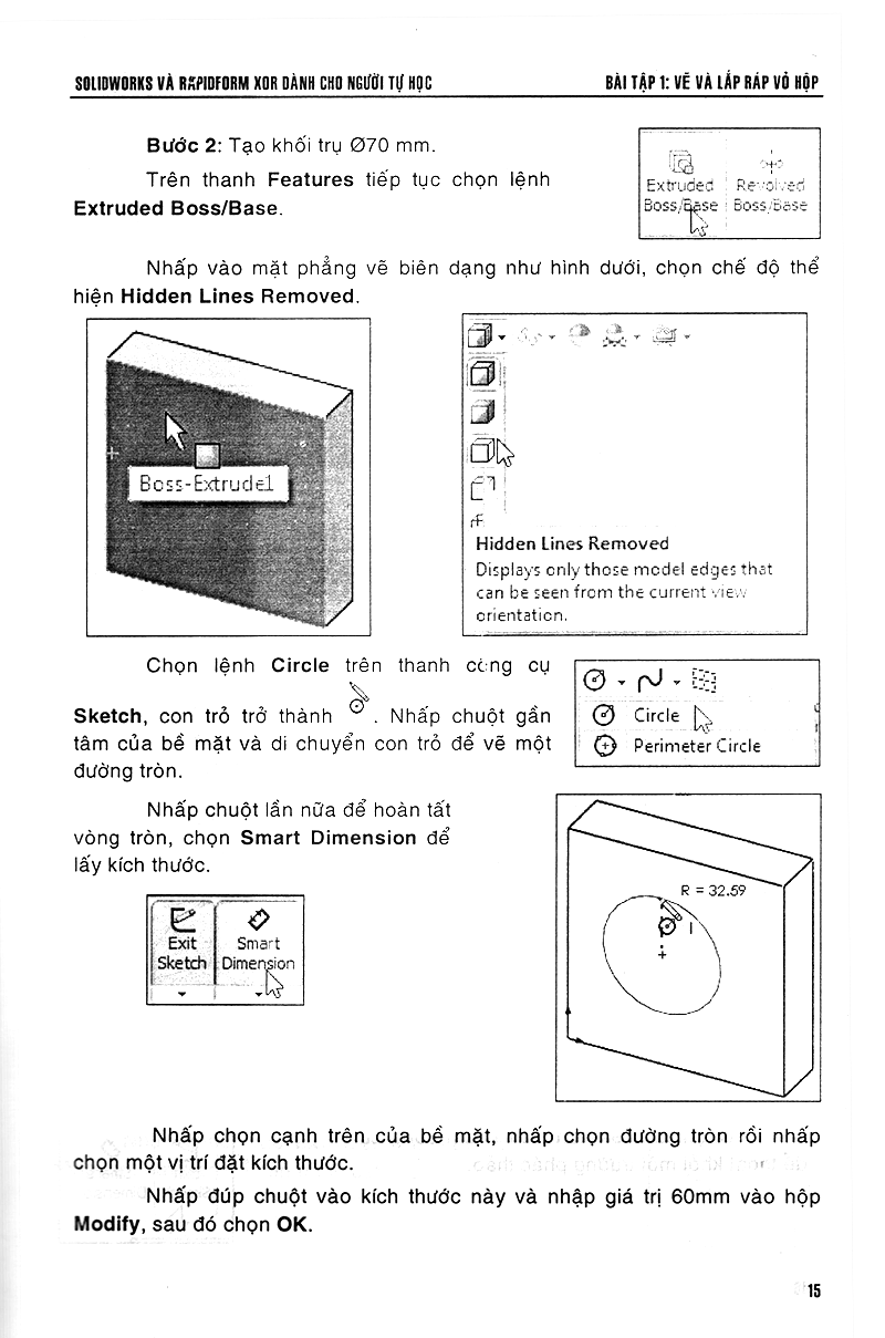 solidworks & rapidform xor dành cho người tự học - Ảnh 14