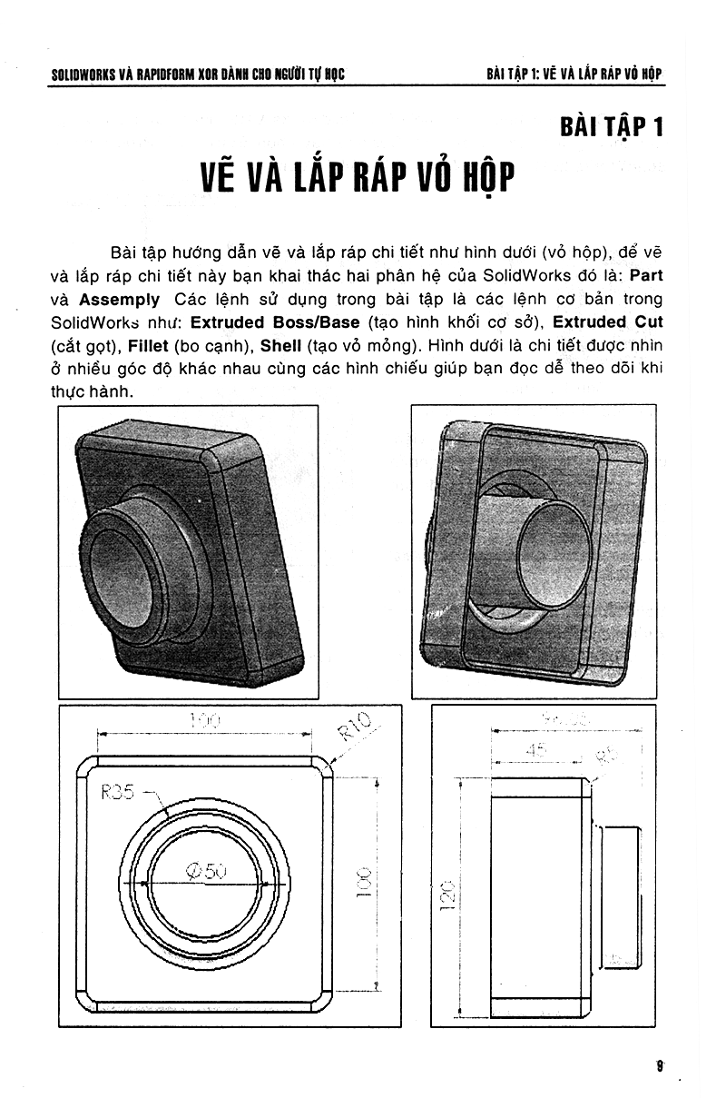 solidworks & rapidform xor dành cho người tự học - Ảnh 8