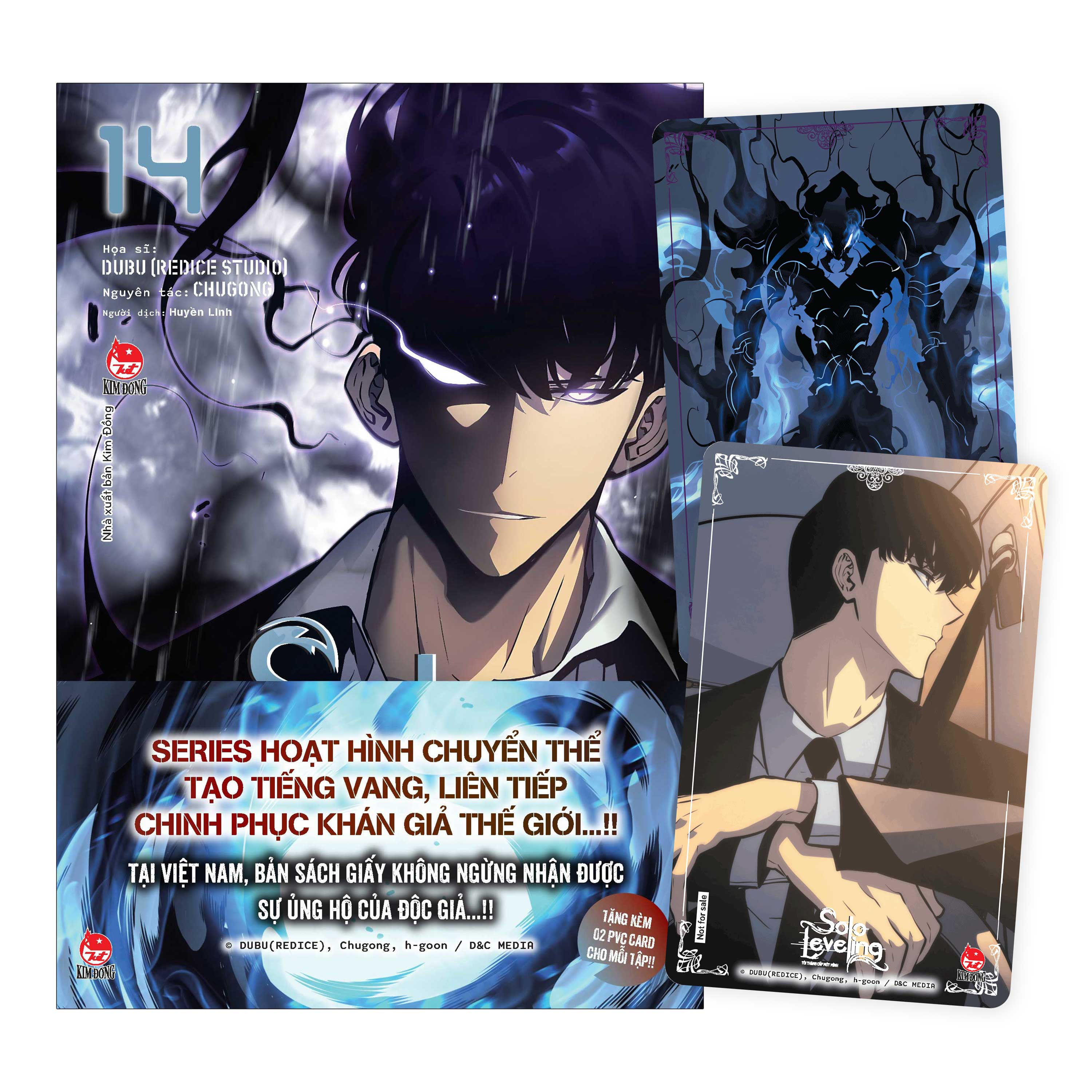 solo leveling - tôi thăng cấp một mình - tập 14 - tặng kèm obi + 2 pvc card - Ảnh 2