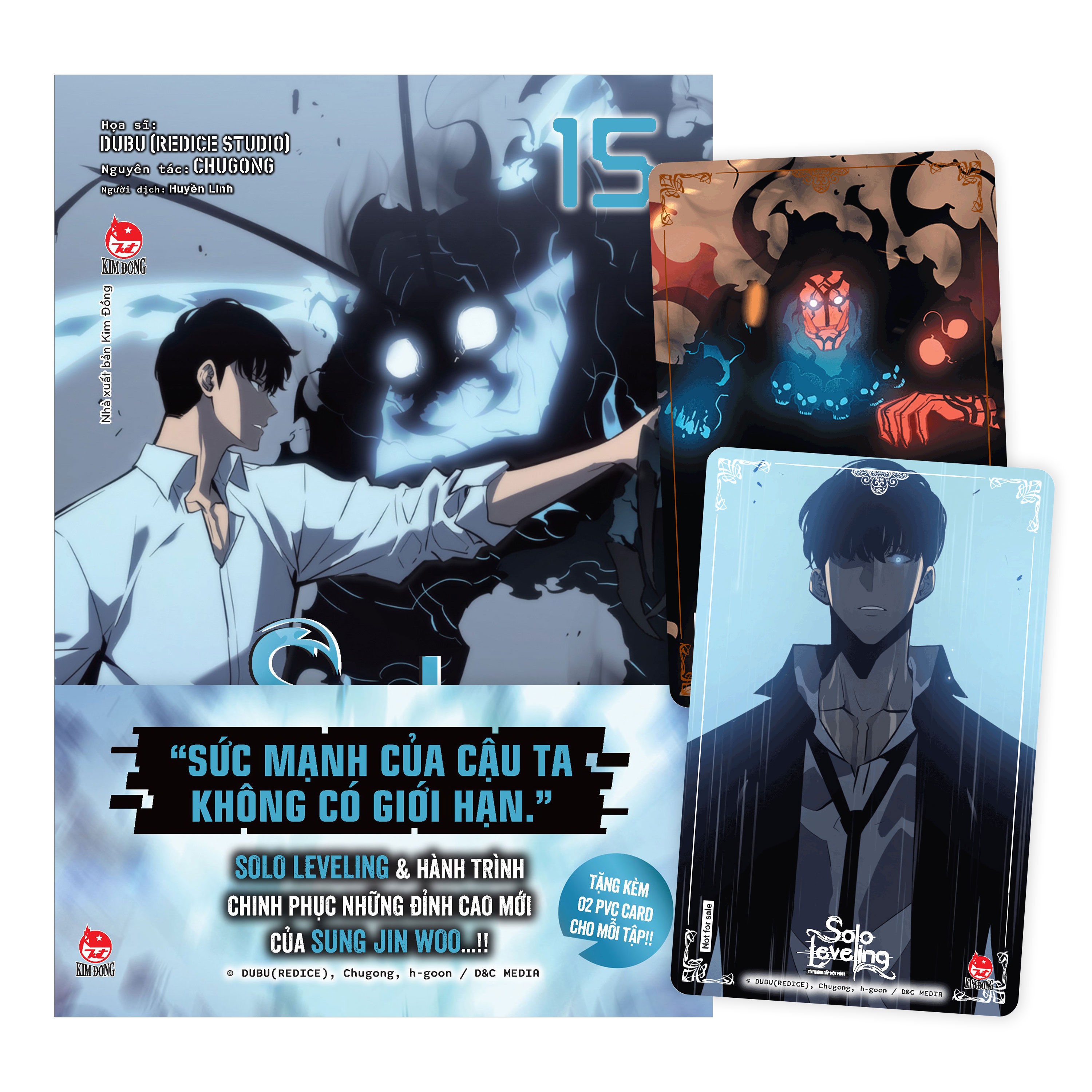 solo leveling - tôi thăng cấp một mình - tập 15 - tặng kèm obi + 2 pvc card - Ảnh 2