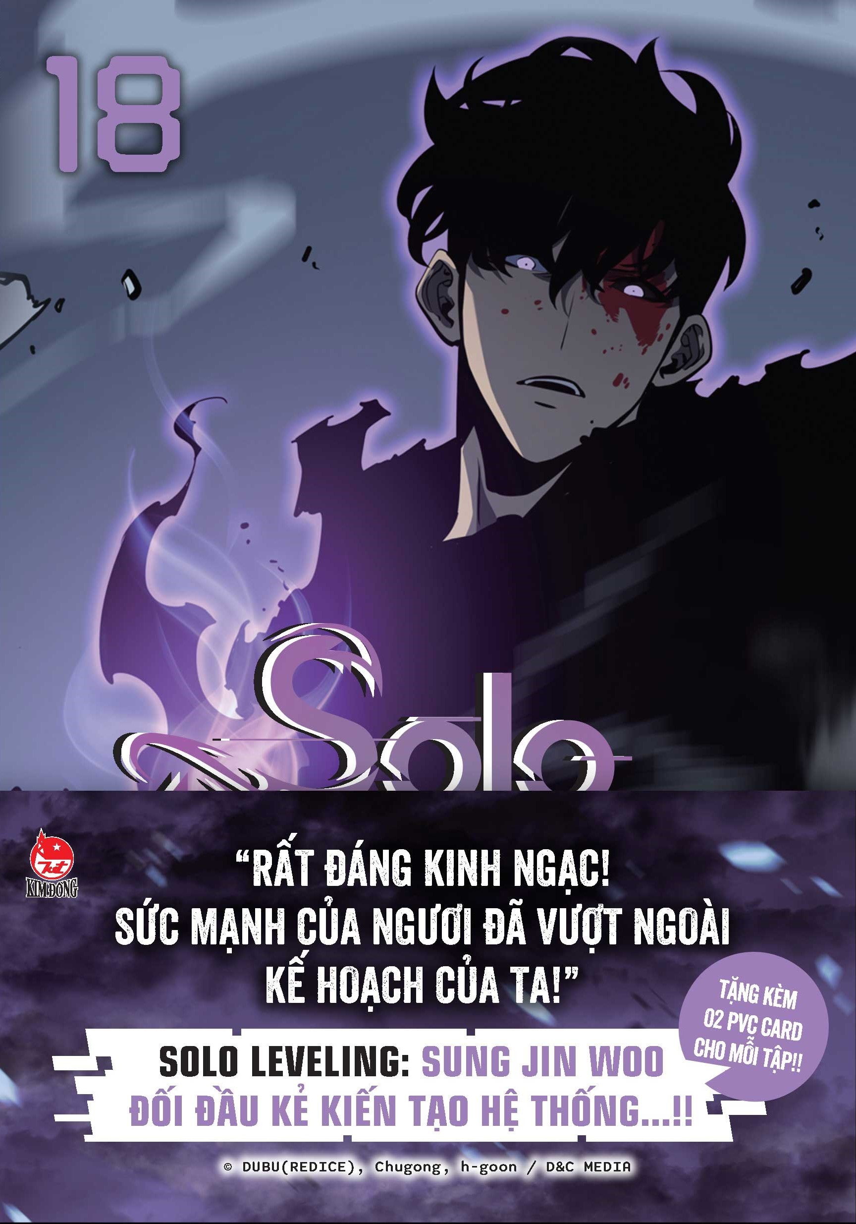 solo leveling - tôi thăng cấp một mình - tập 18 - tặng kèm obi + 2 pvc card - Ảnh 3