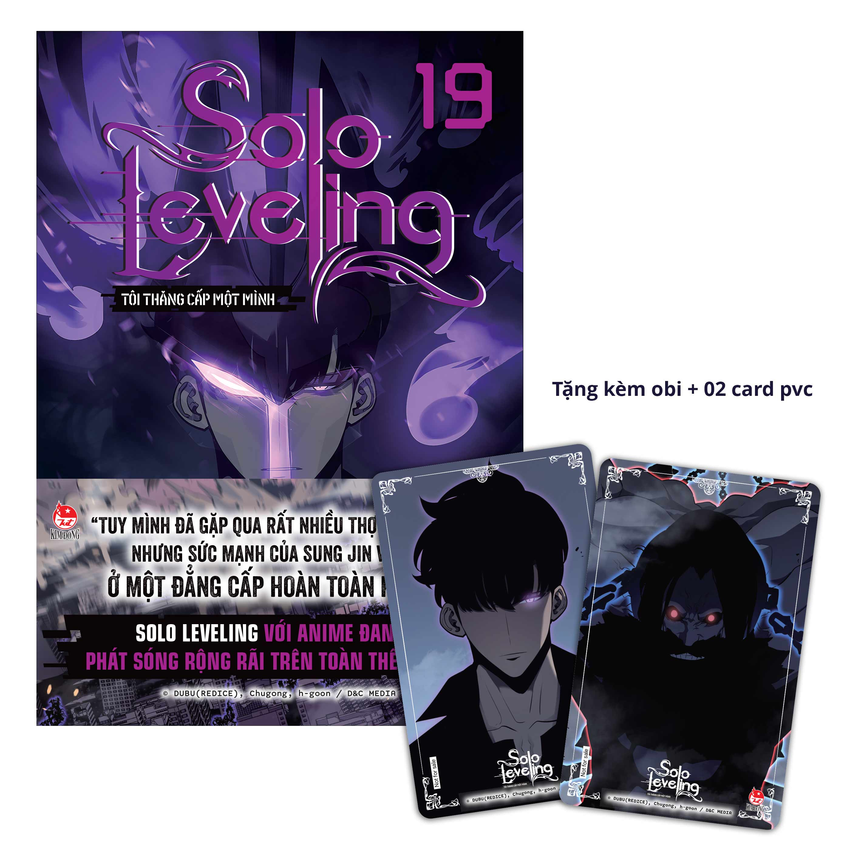 solo leveling - tôi thăng cấp một mình - tập 19 - tặng kèm obi + 2 pvc card - Ảnh 2