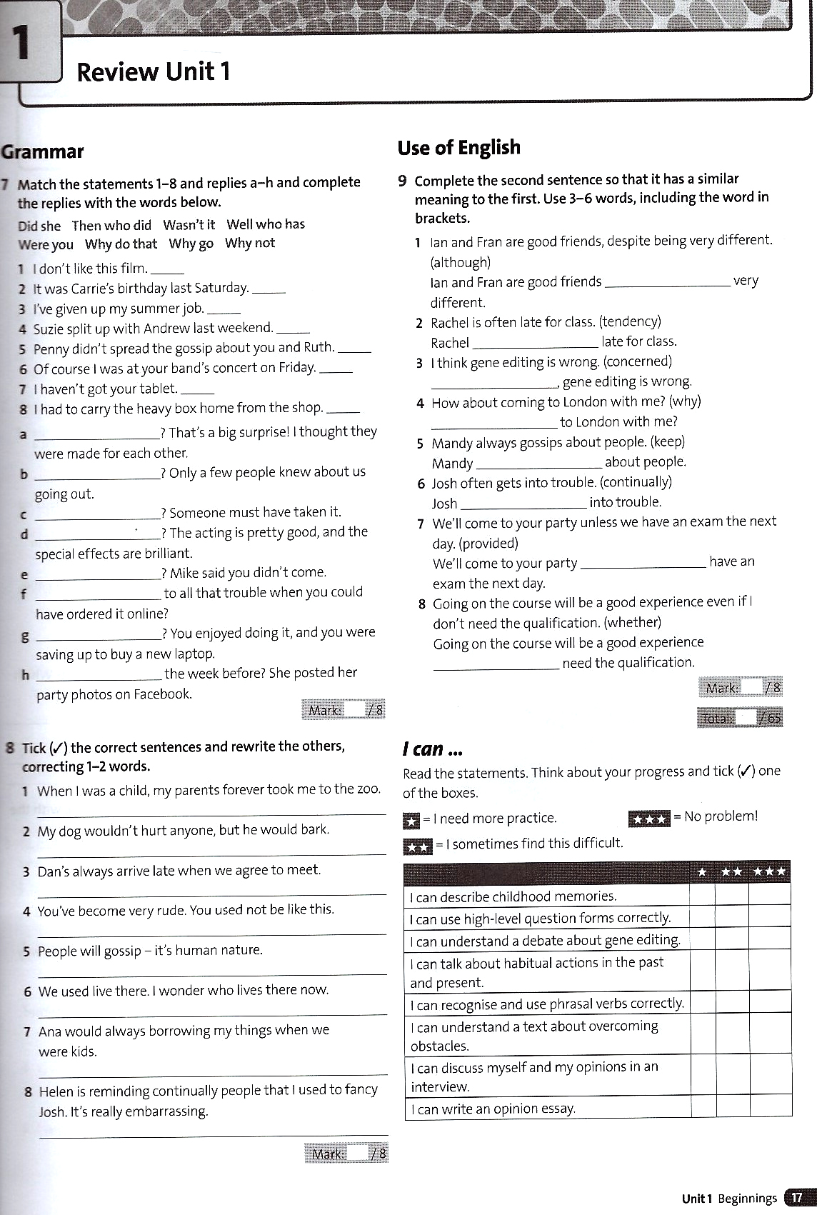 solutions: advanced: workbook 3rd edition - Ảnh 11
