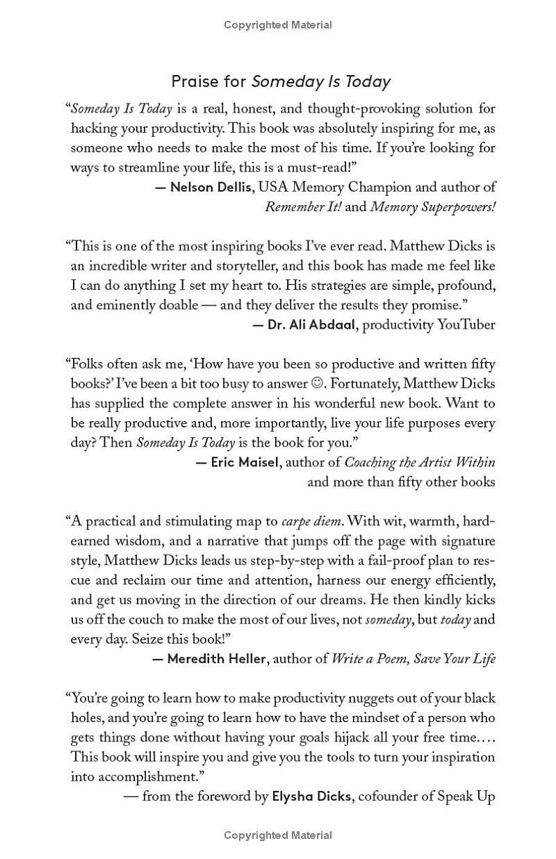 someday is today: 22 simple, actionable ways to propel your creative life - Ảnh 3