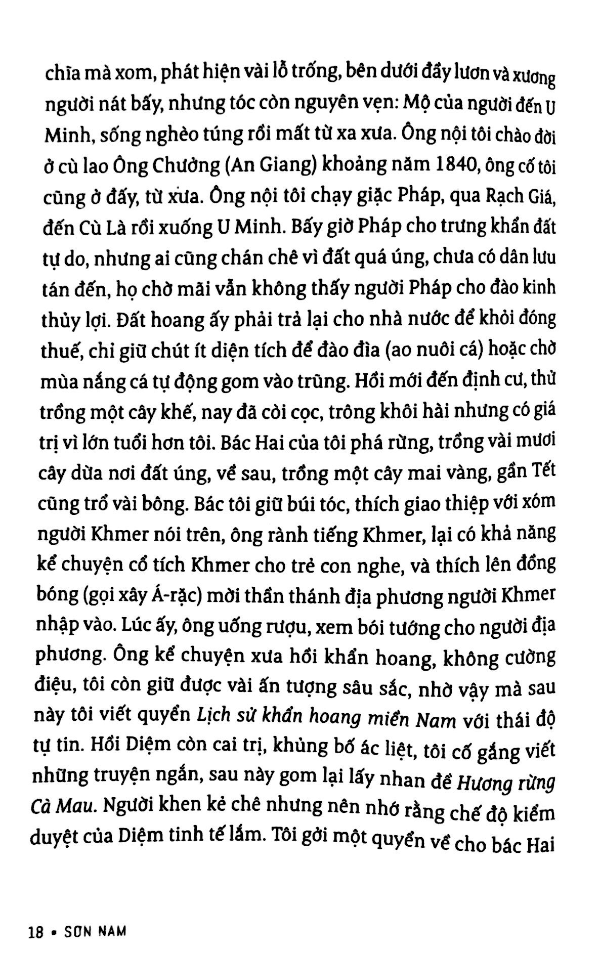 sơn nam - từ u minh đến cần thơ - ở chiền khu 9 - 20 năm giữa lòng đô thị-bình an (tb 2018) - Ảnh 4