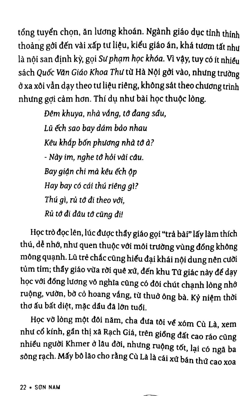 sơn nam - từ u minh đến cần thơ - ở chiền khu 9 - 20 năm giữa lòng đô thị-bình an (tb 2018) - Ảnh 8