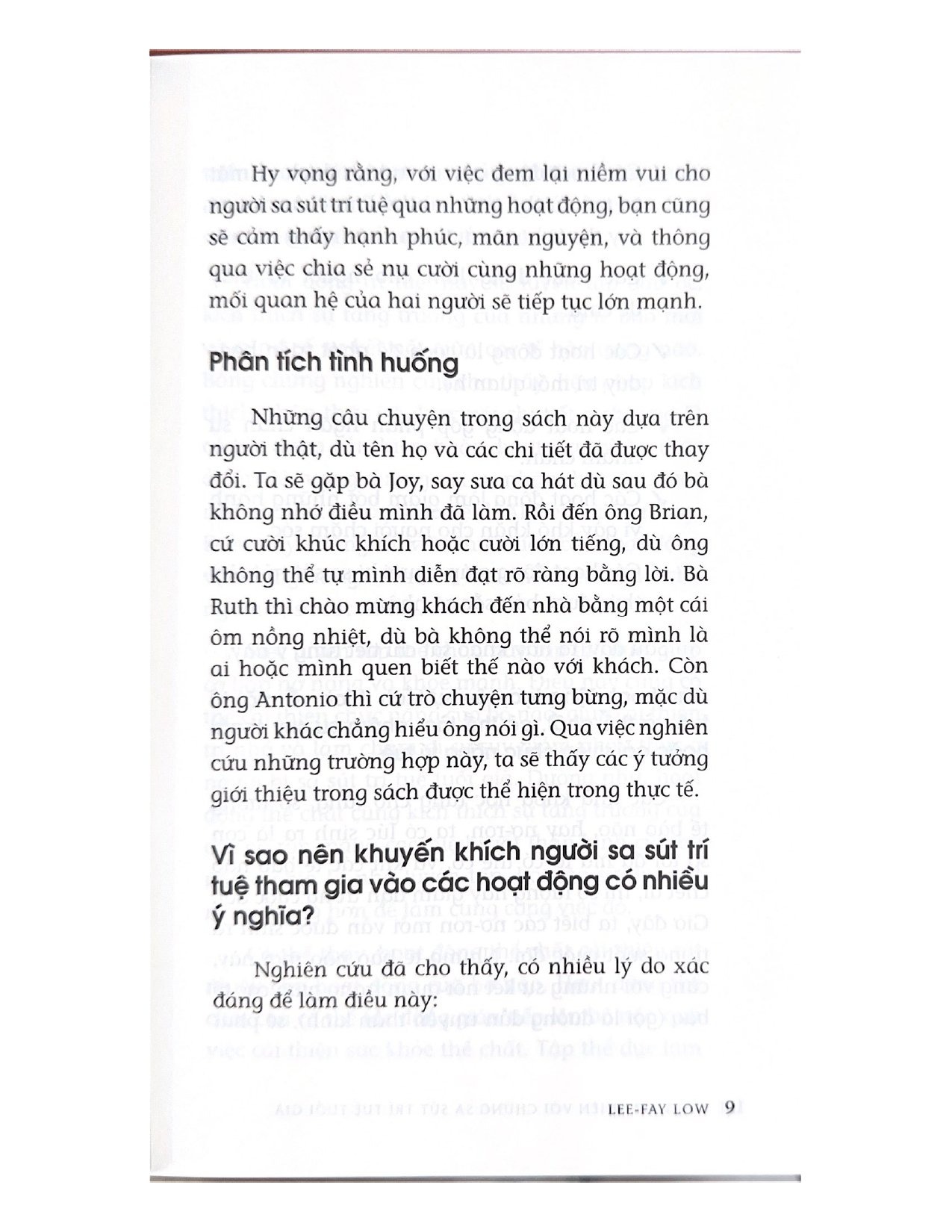 sống an nhiên với chứng sa sút trí tuệ tuổi già - Ảnh 7