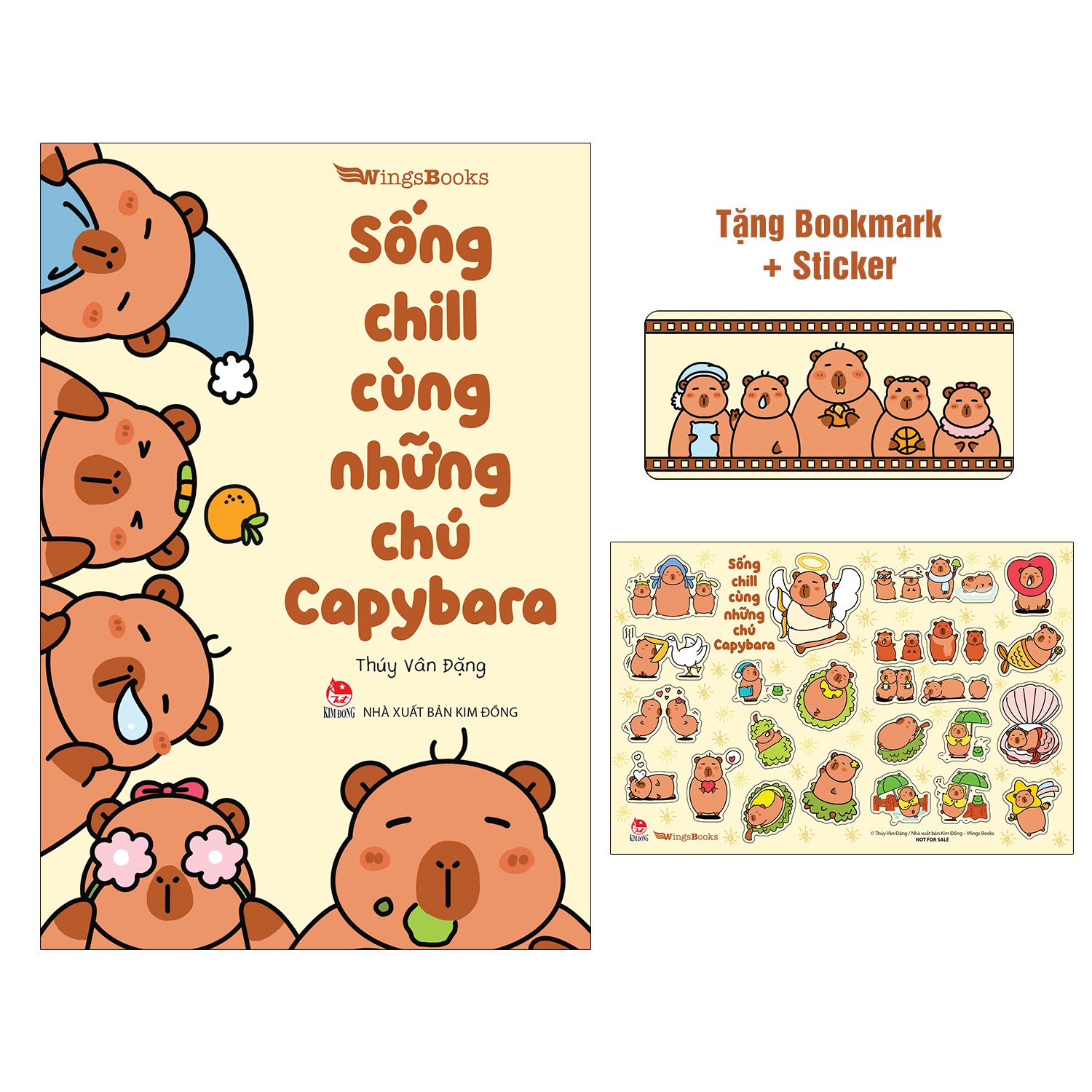 Sống Chill Cùng Những Chú Capybara - Tặng Kèm Bookmark + Sticker - Ảnh 2