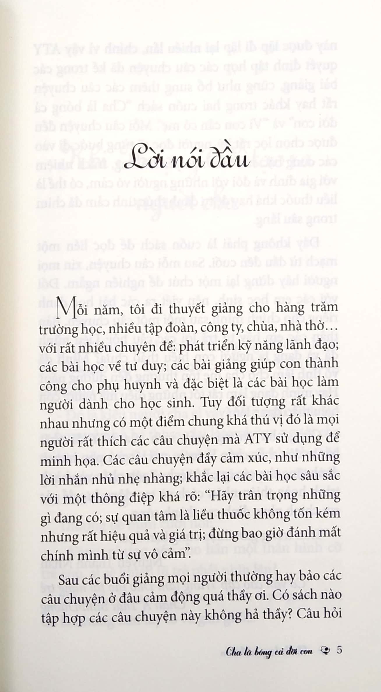 sống có giá trị - cha là bóng cả đời con (tái bản 2019) - Ảnh 4