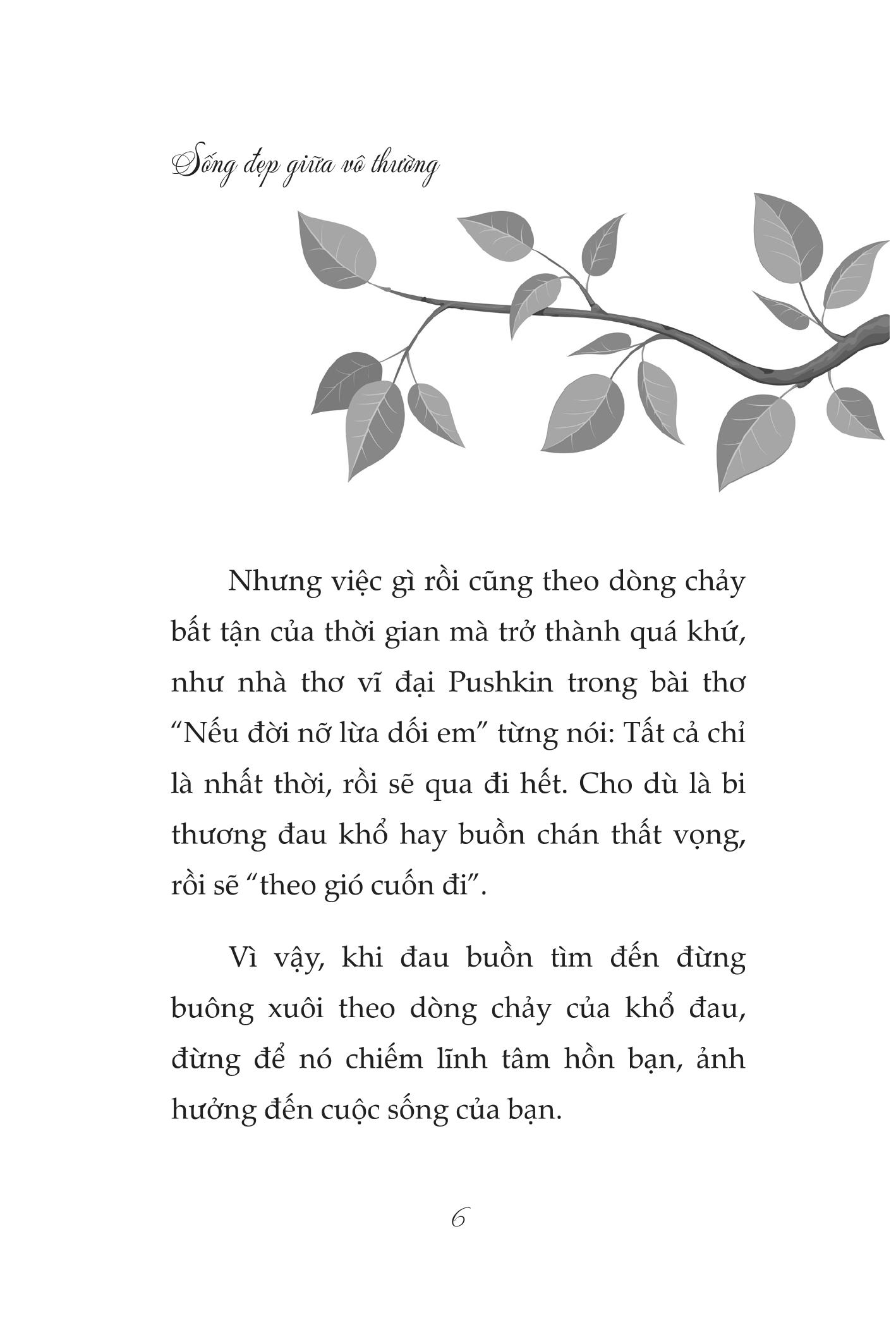 sống đẹp giữa vô thường - học cách buông bỏ giữ tâm an nhiên - Ảnh 4