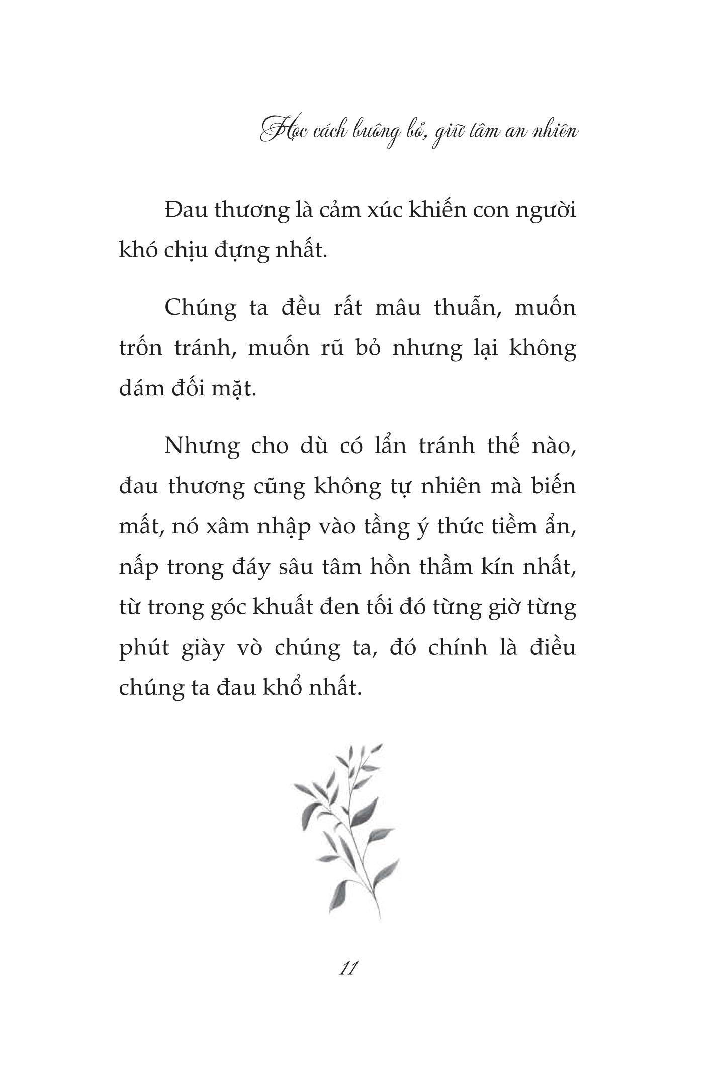 sống đẹp giữa vô thường - học cách buông bỏ giữ tâm an nhiên - Ảnh 9