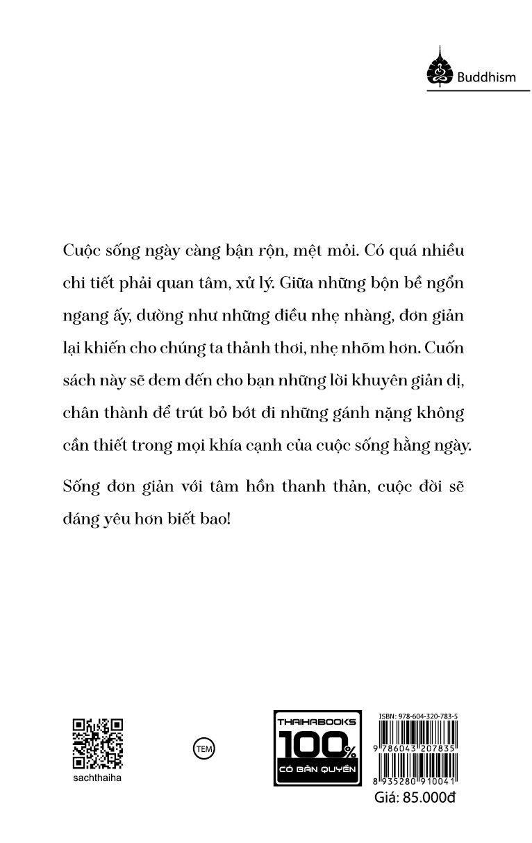 sống đơn giản cho mình thanh thản - Ảnh 2