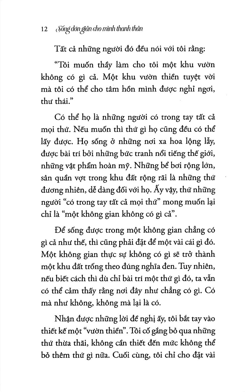 sống đơn giản cho mình thanh thản - Ảnh 9
