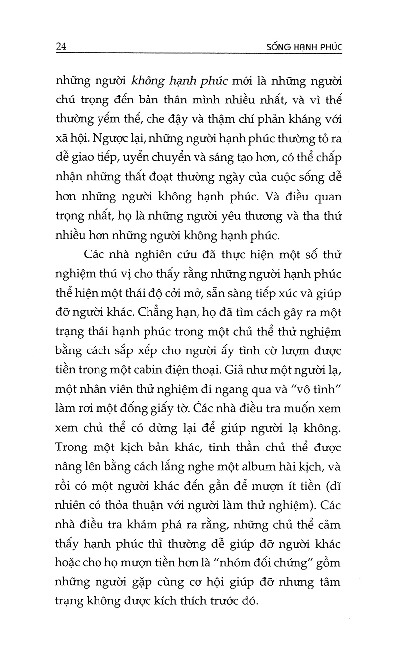 sống hạnh phúc (cẩm nang cho cuộc sống) - tái bản 2020 - Ảnh 10