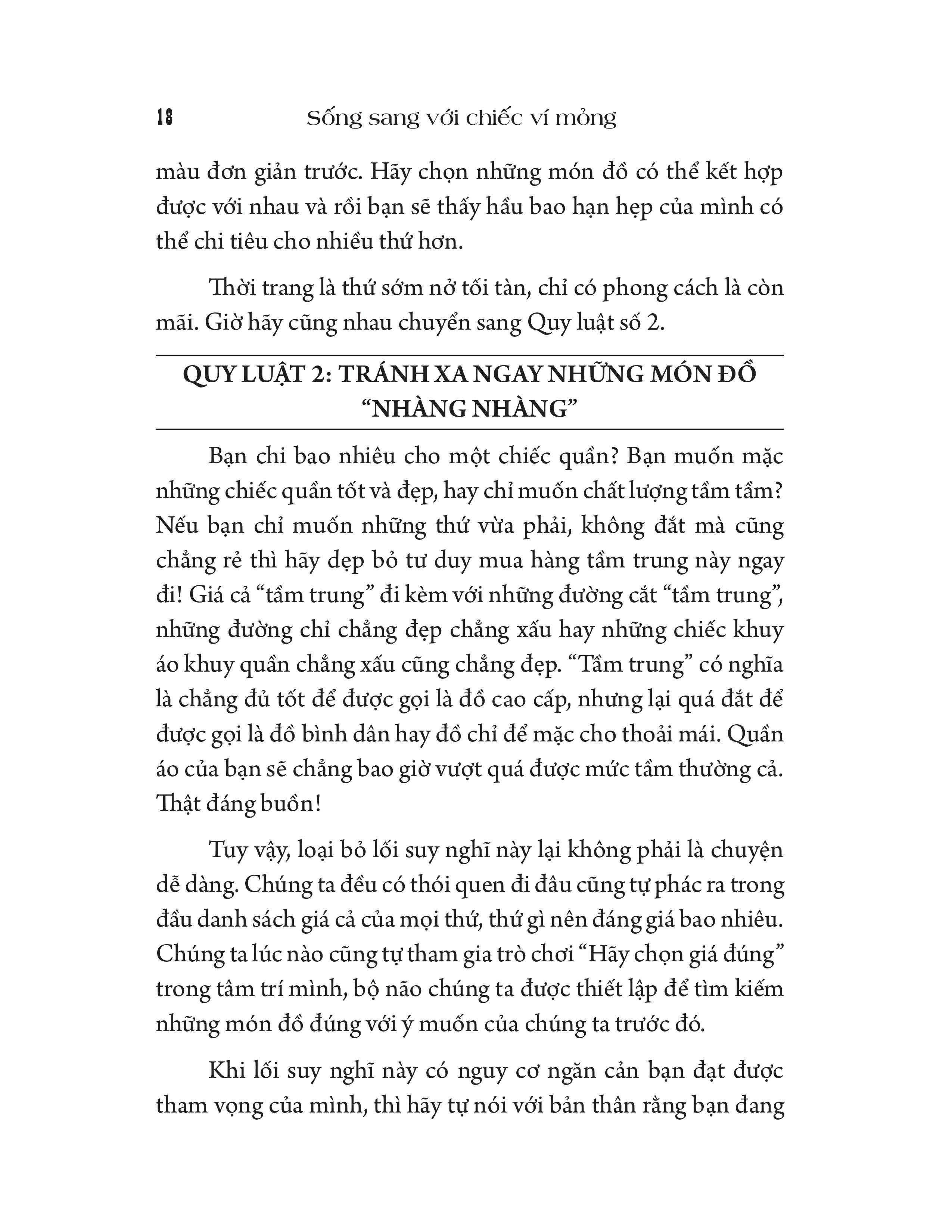 sống sang với chiếc ví mỏng - Ảnh 17