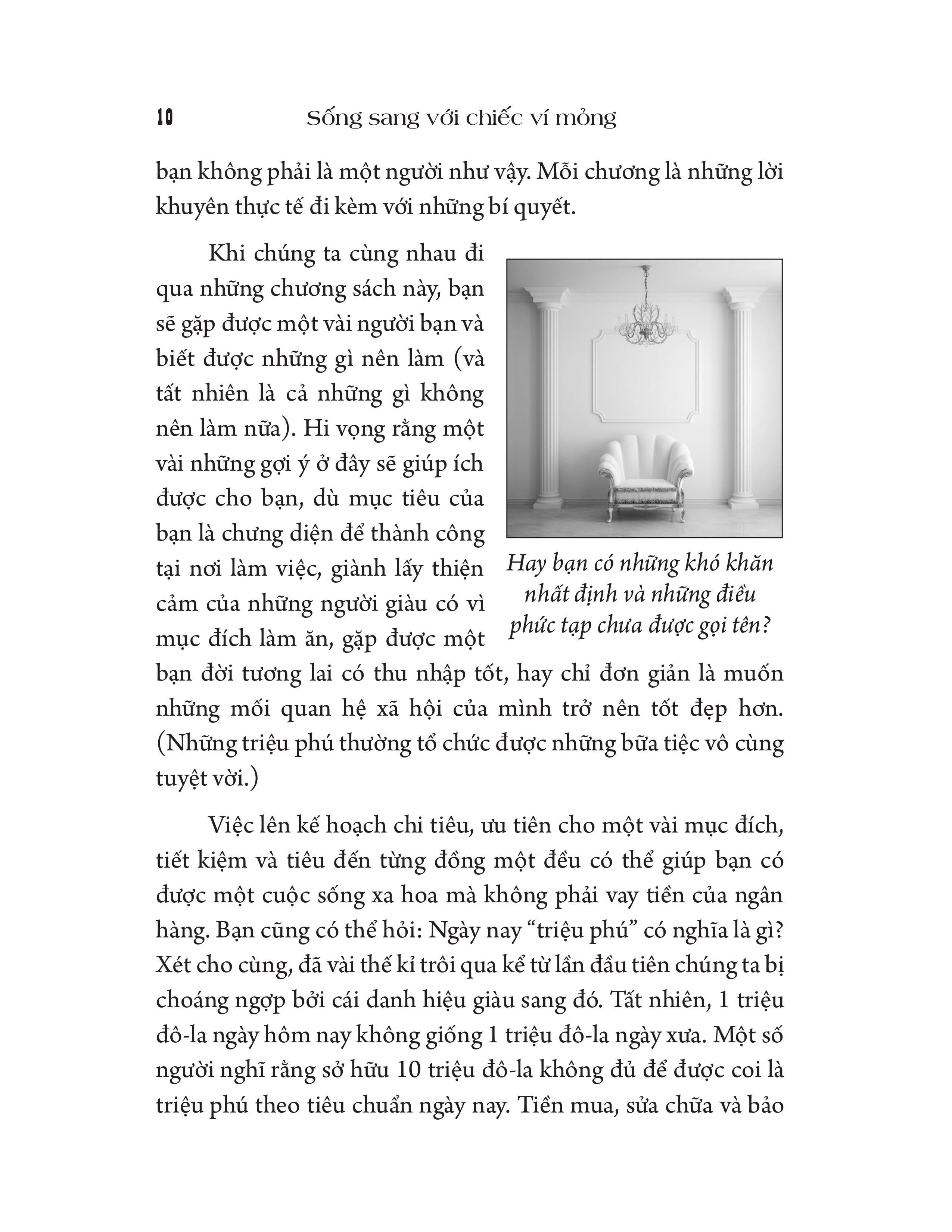 sống sang với chiếc ví mỏng - Ảnh 9