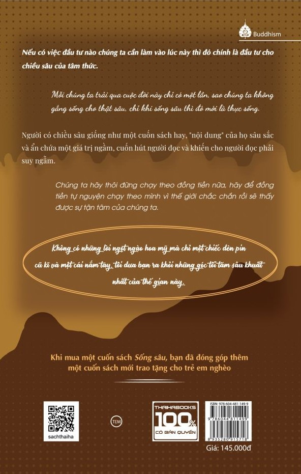 sống sâu - deep living - cuốn sách của một vị cư sĩ đã từ bỏ sự nghiệp triệu đô của mình - Ảnh 3