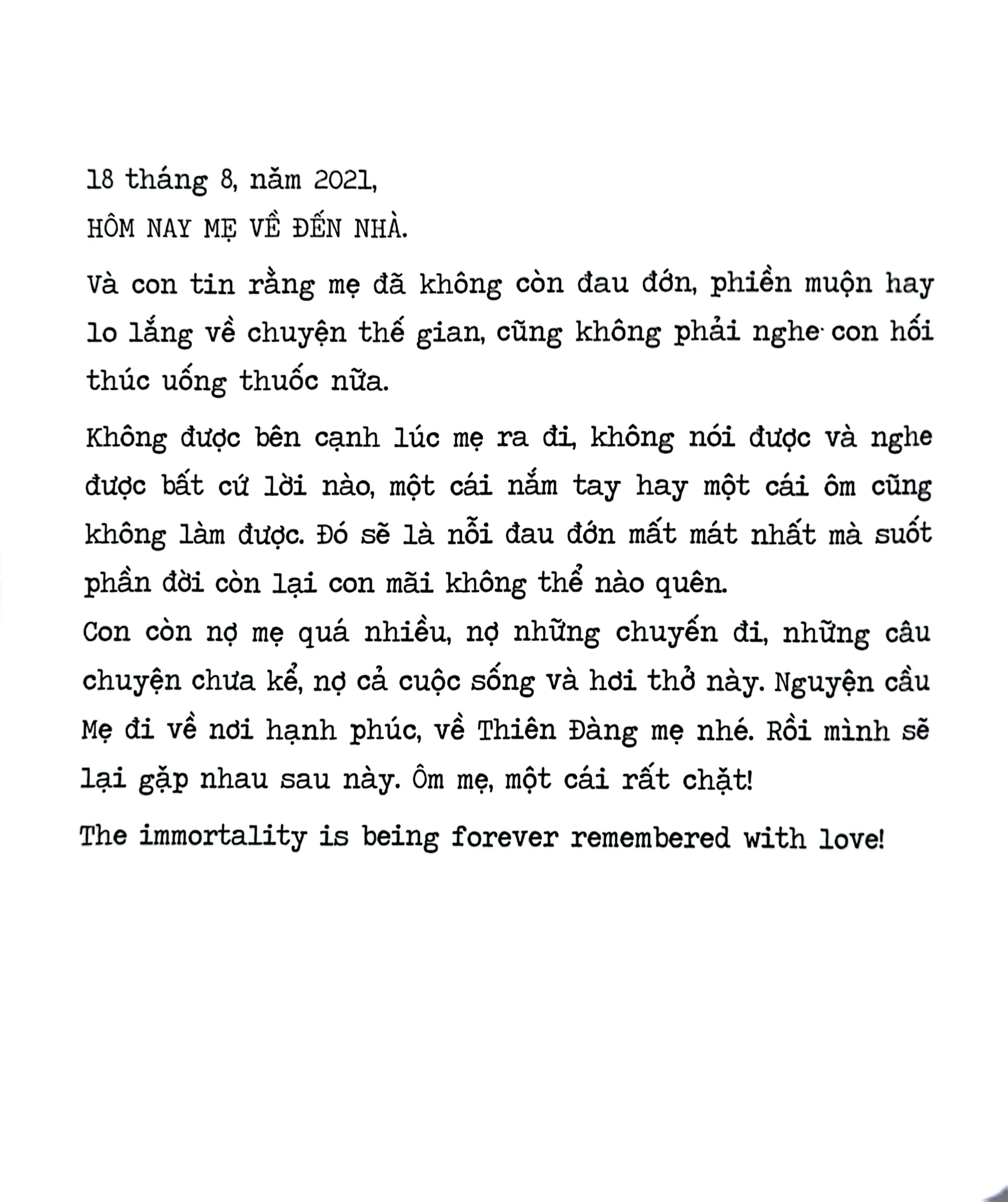 sống thay phần mẹ - Ảnh 3