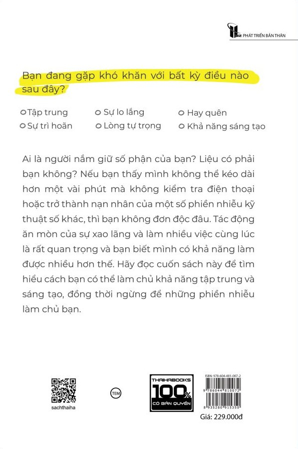 sống thông minh - kiểm soát sự phân tâm trong thời đại số và tận hưởng cuộc sống trọn vẹn - Ảnh 3