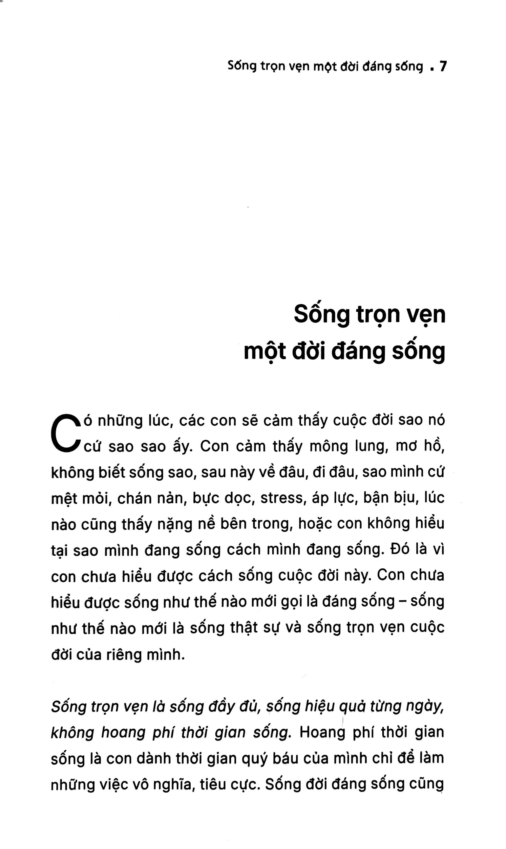 Sống Trọn Vẹn Một Đời Đáng Sống - Bìa Cứng - Ảnh 7