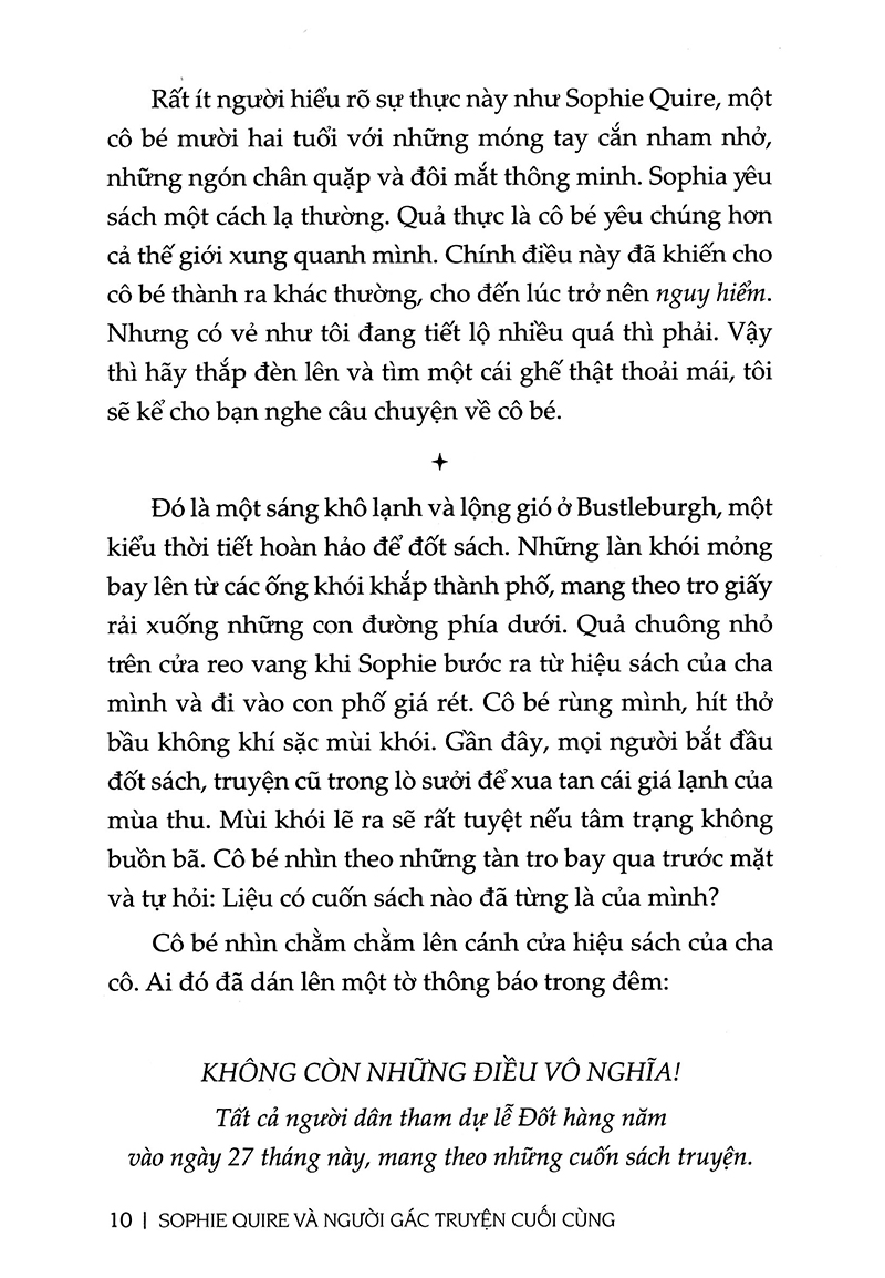 sophie quire & người gác truyện cuối cùng - Ảnh 5