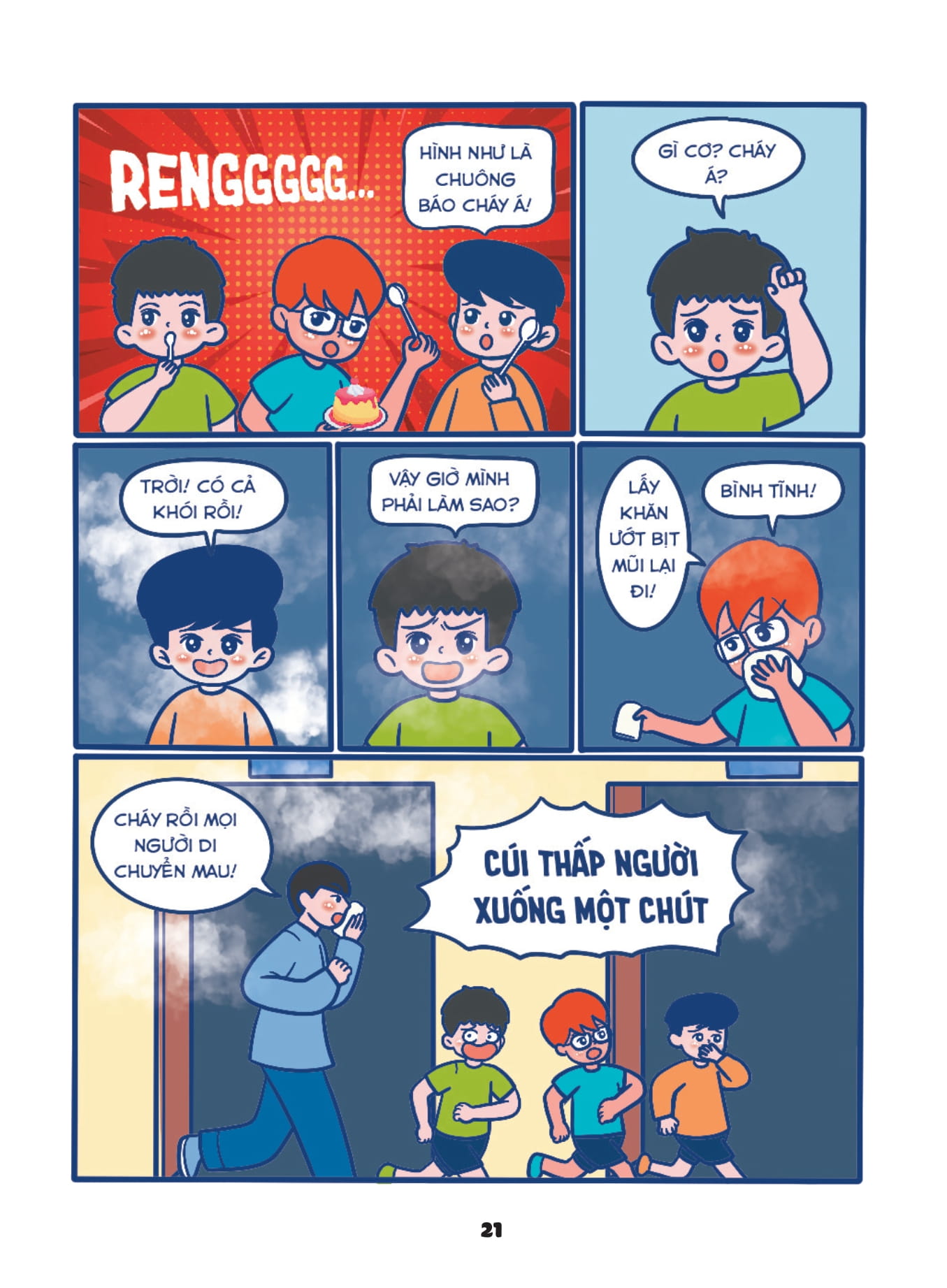 SOS Cho Trẻ Em - Truyện Tranh Kỹ Năng An Toàn Thoát Hiểm Tức Thì - Nhận Diện Rủi Ro Và Thoát Hiểm An Toàn - Ảnh 8