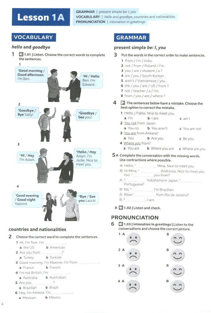 speakout a1 workbook with key (3rd edition) - Ảnh 4