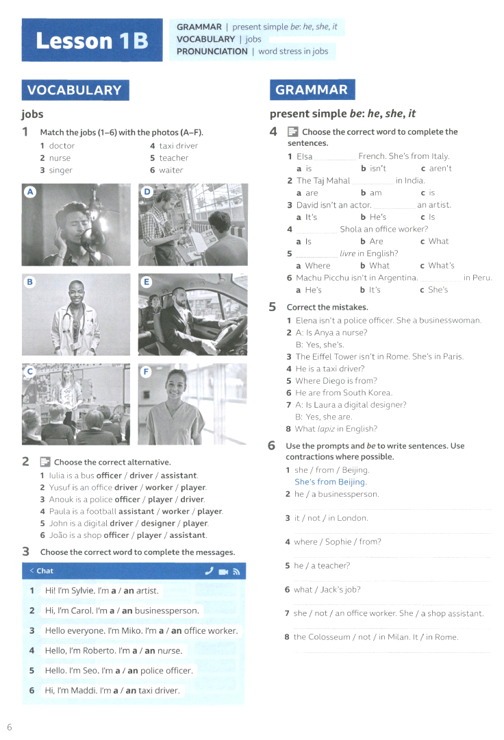 speakout a1 workbook with key (3rd edition) - Ảnh 6