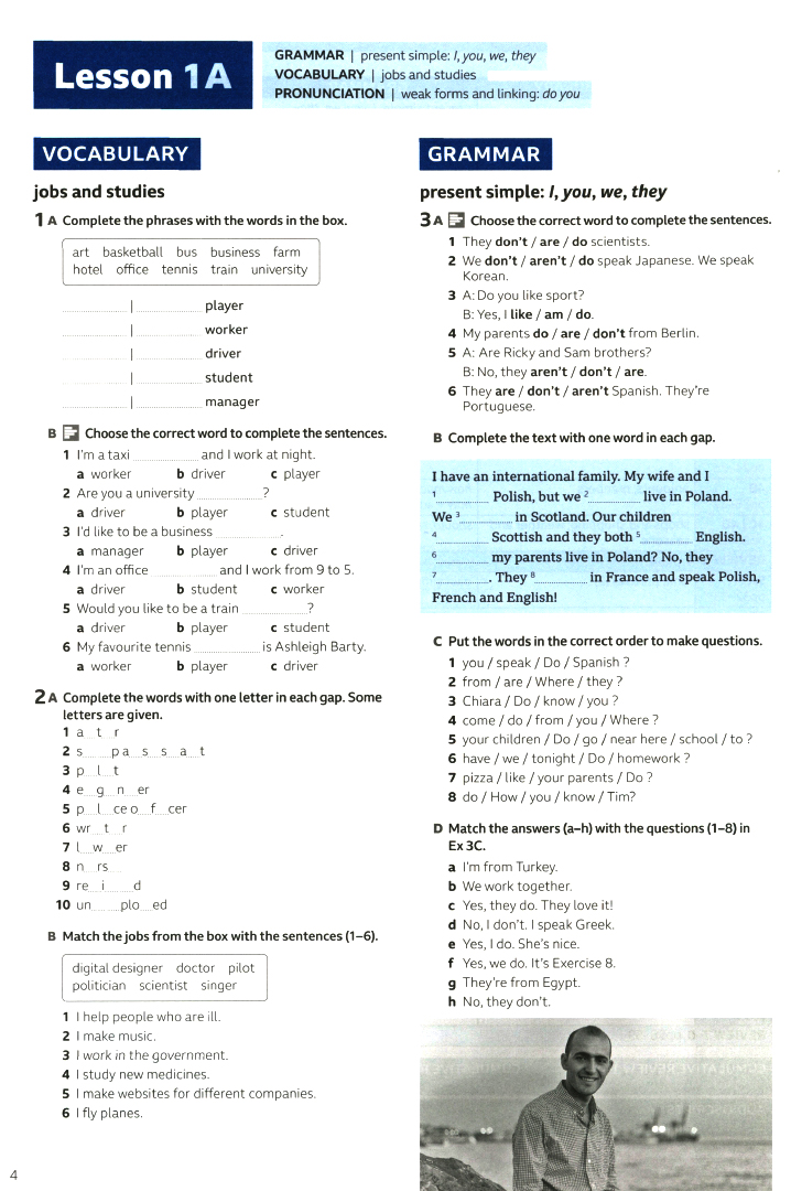 speakout a2 workbook with key (3rd edition) - Ảnh 2