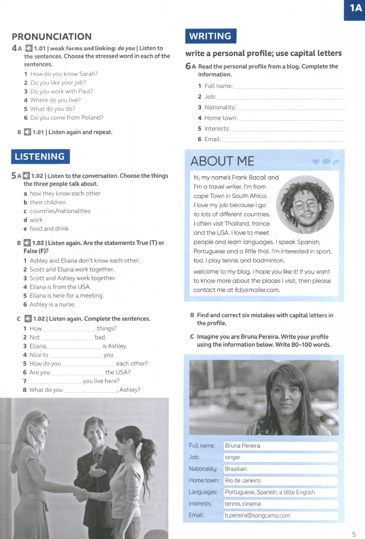 speakout a2 workbook with key (3rd edition) - Ảnh 3