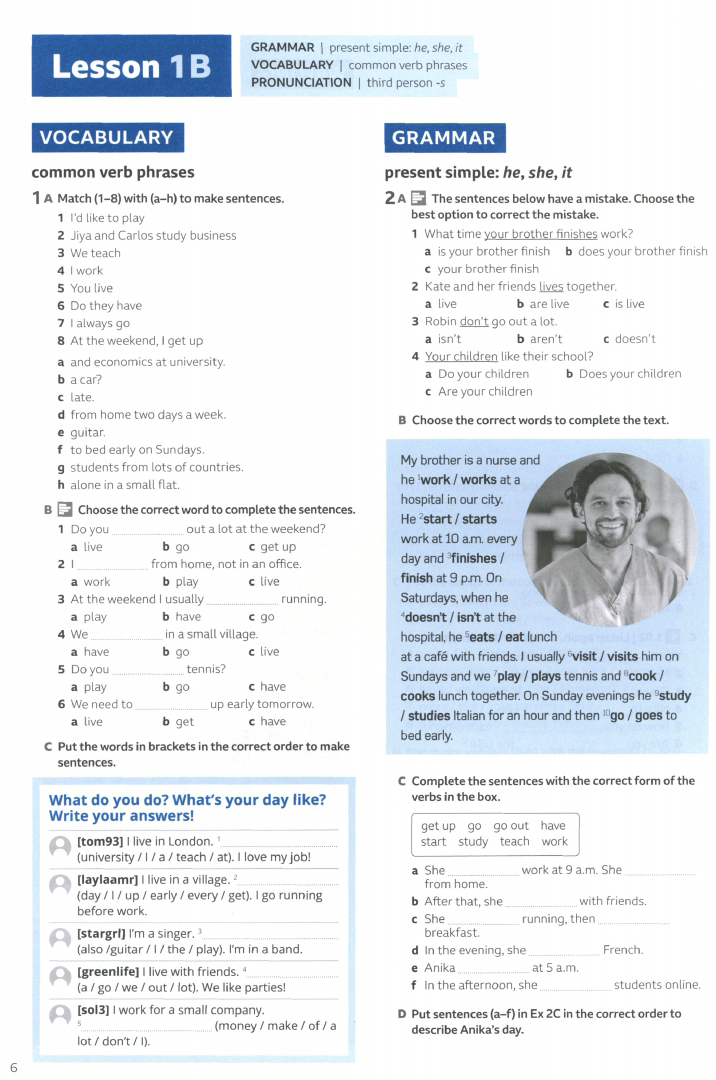 speakout a2 workbook with key (3rd edition) - Ảnh 4