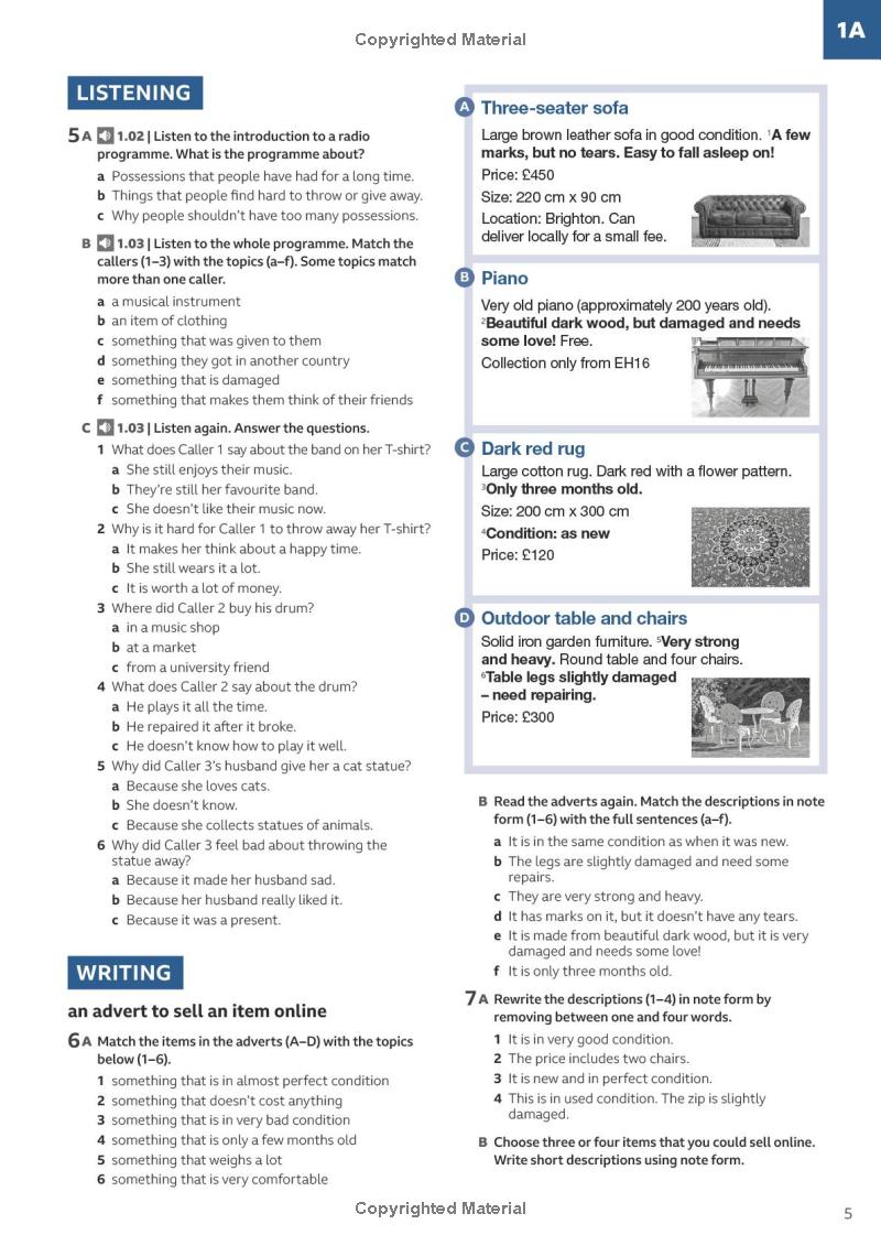 speakout b1+ - workbook with key (3rd edition) - Ảnh 5